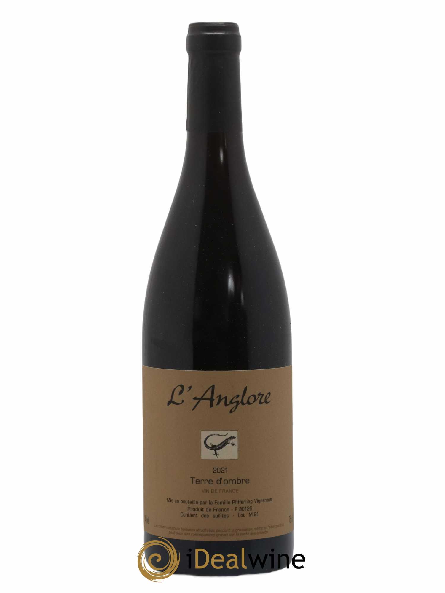 Vin de France Terre d'Ombre L'Anglore 2021 - Lot de 1 bouteille - 0