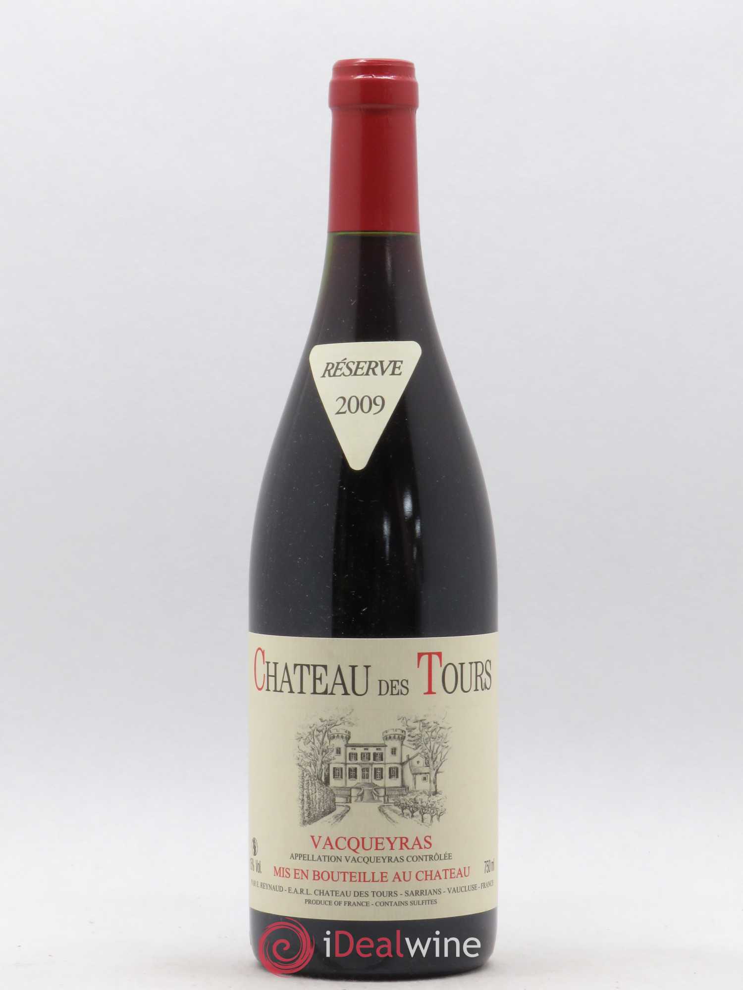 Vacqueyras Château des Tours Emmanuel Reynaud 2009 - Lot de 1 bouteille - 0