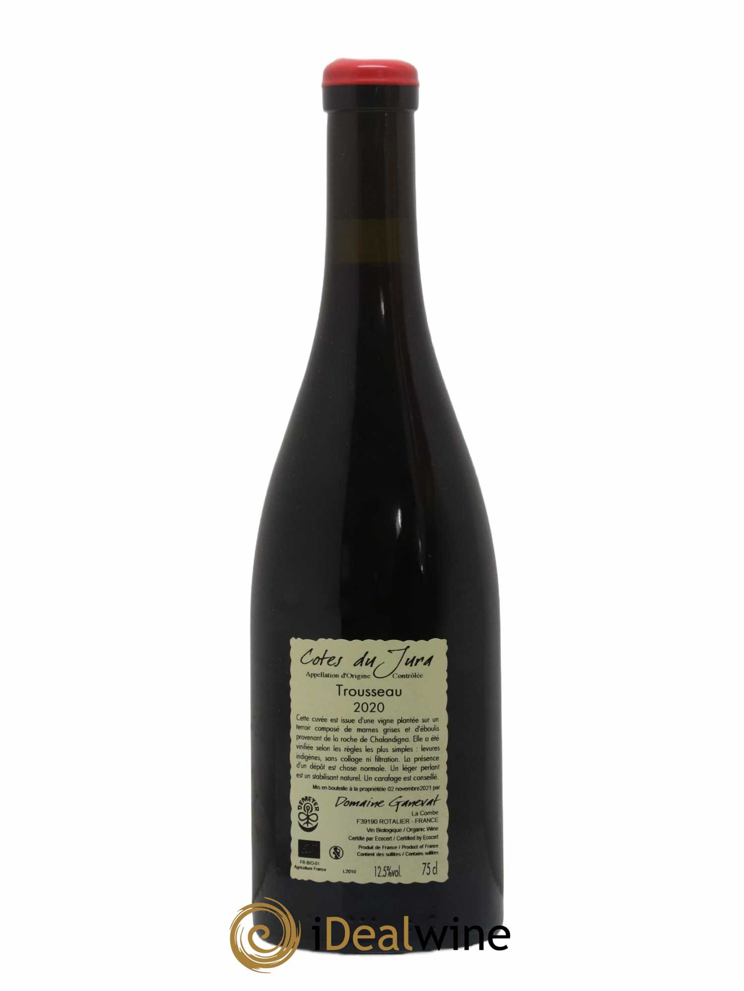 Côtes du Jura Plein Sud Jean-François Ganevat (Domaine) 2020 - Lot de 1 bouteille - 1