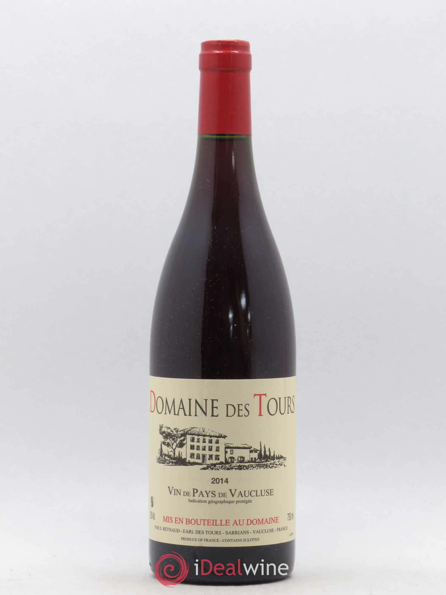 Vaucluse (Vin de Pays de Vaucluse) Domaine des Tours Emmanuel Reynaud 2014 - Lot de 1 bouteille - 0