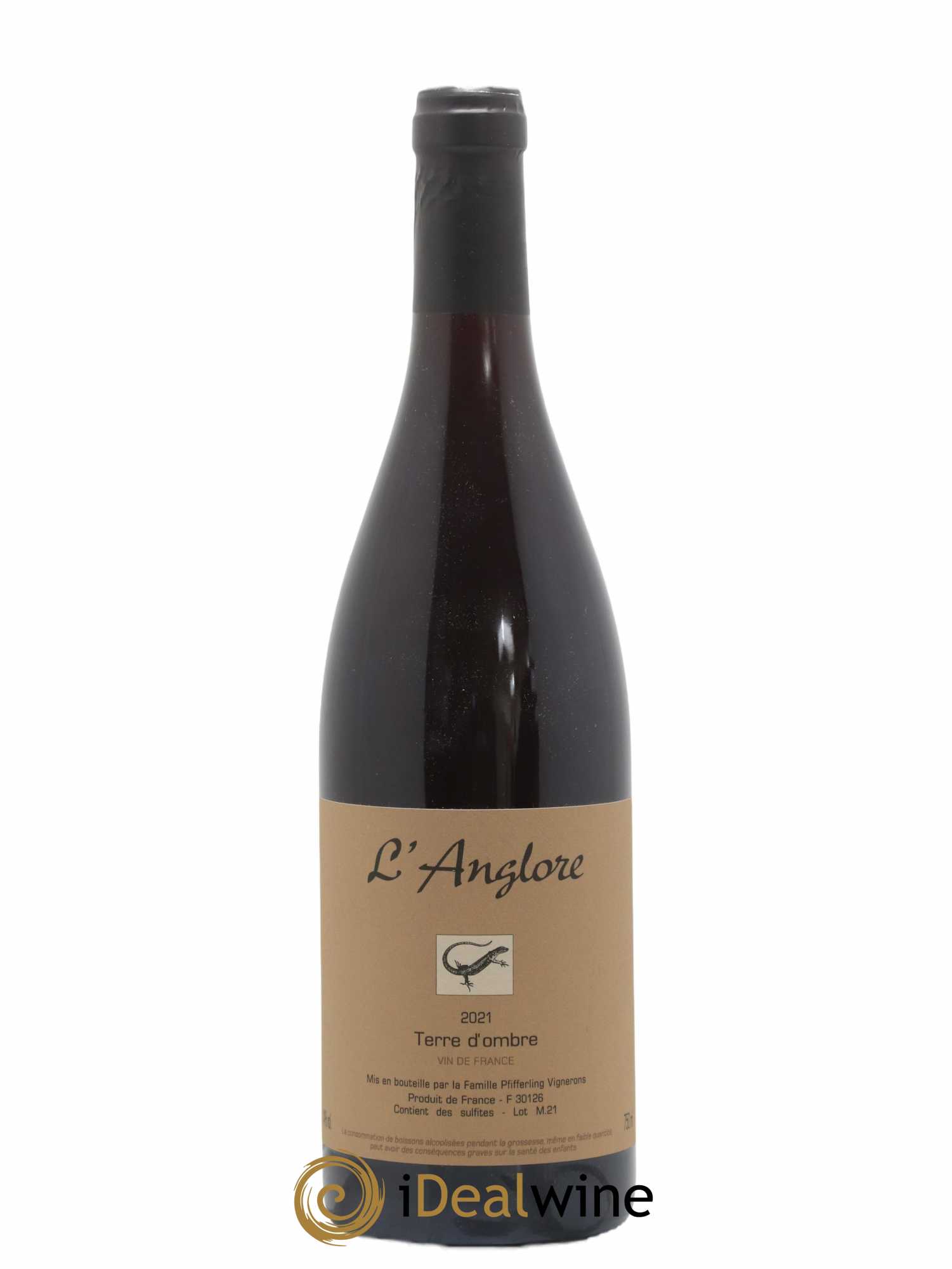 Vin de France Terre d'Ombre L'Anglore 2021 - Lot de 1 bouteille - 0