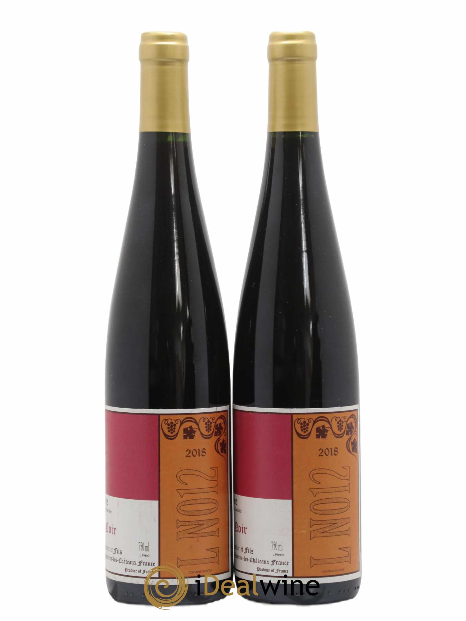 Alsace Pinot Noir LN012 Gérard Schueller (Domaine) 2018 - Lot of 2 bottles - 0