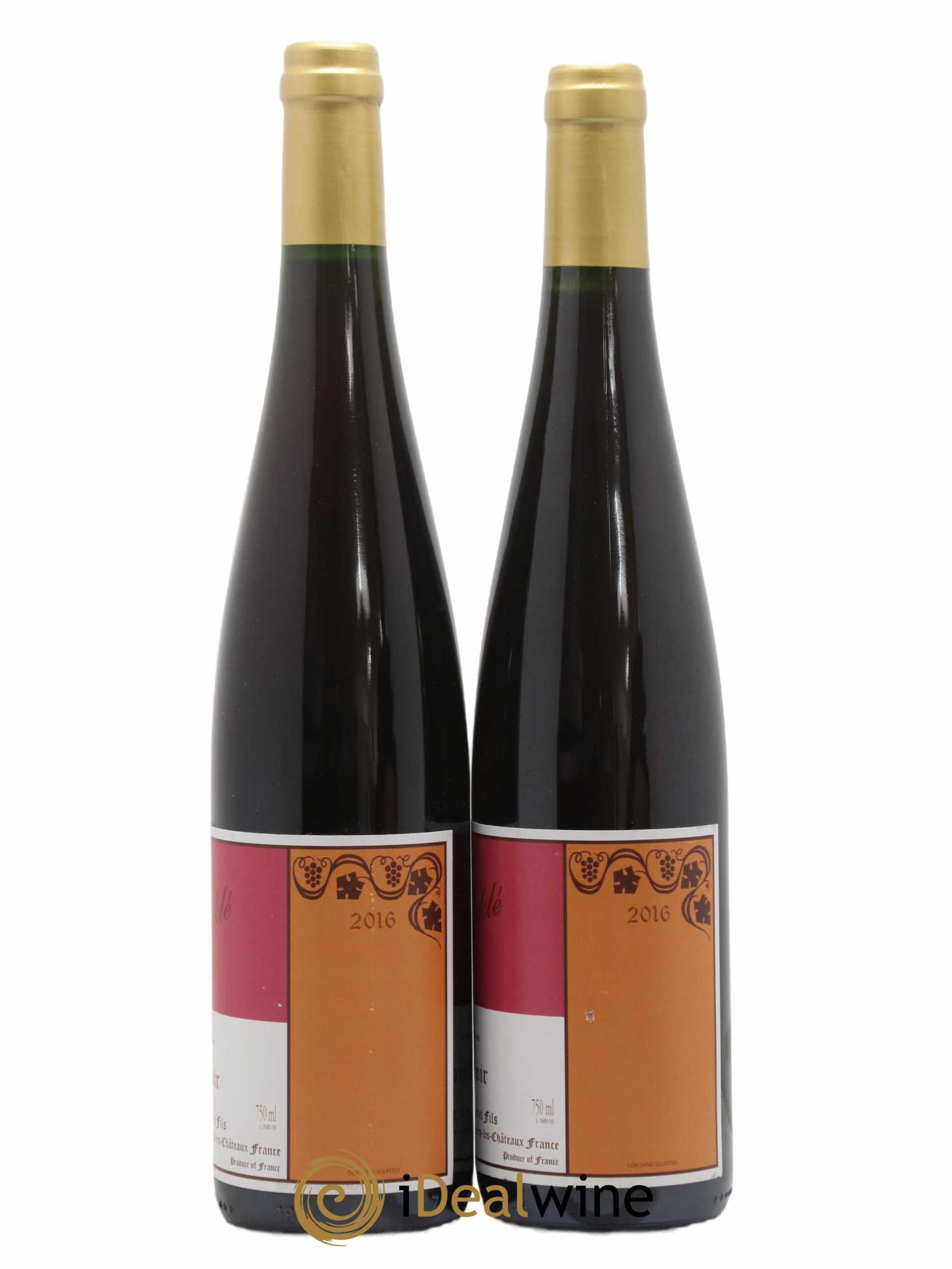 Alsace Pinot Noir Bildstoeckle Gérard Schueller (Domaine) 2016 - Lot de 2 bouteilles - 1