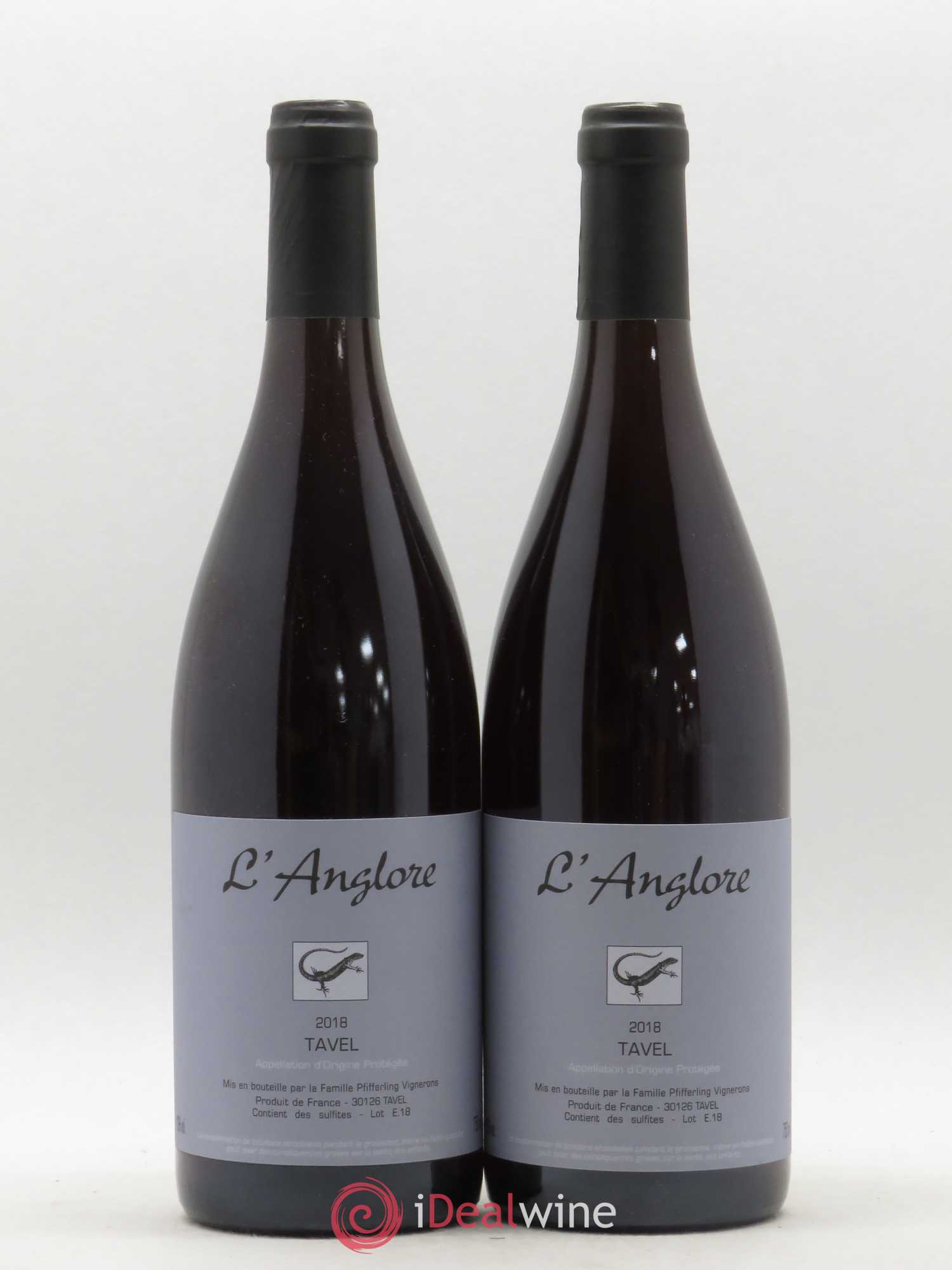 Tavel L'Anglore 2018 - Lot de 2 bouteilles - 0