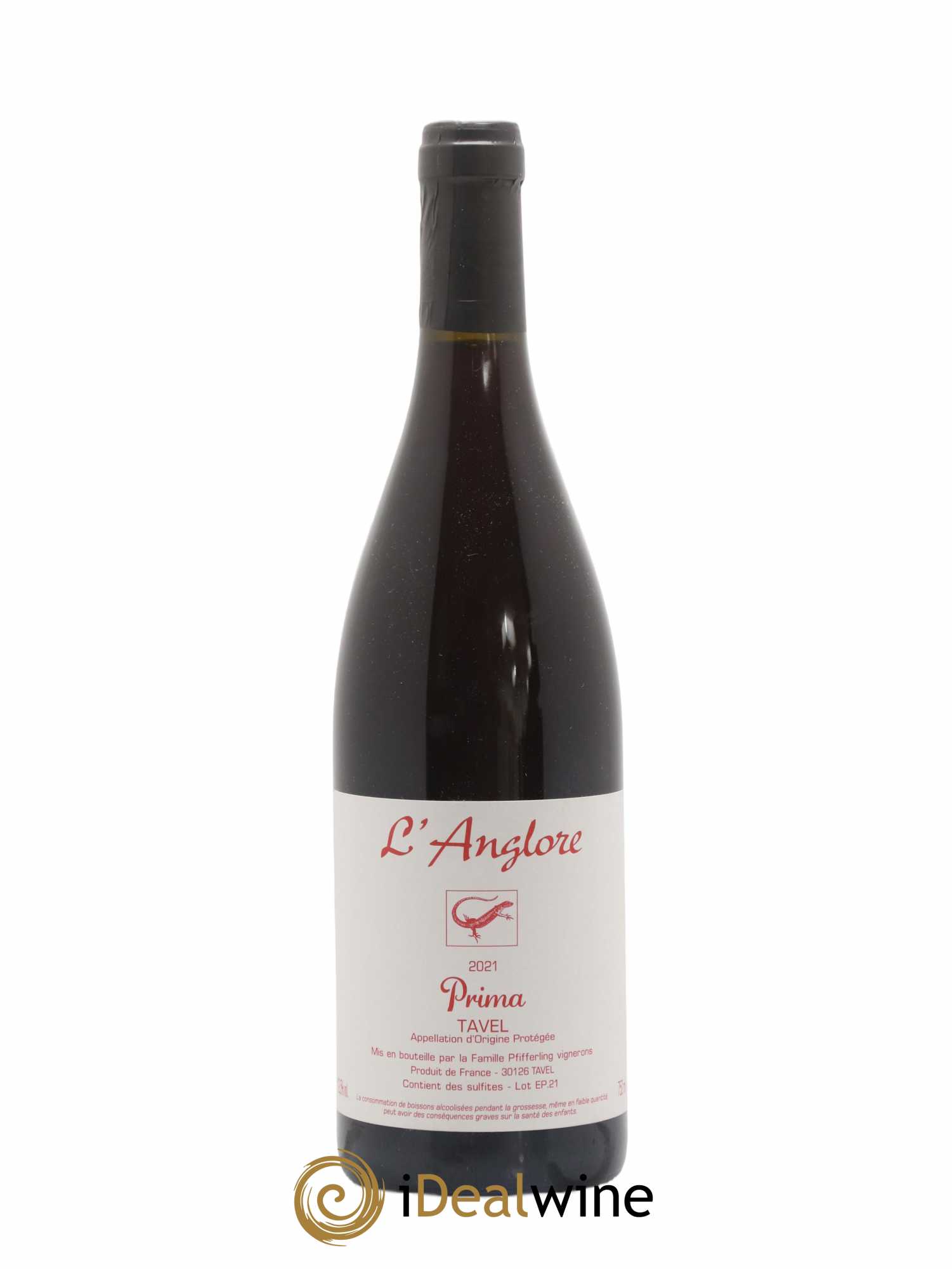 Tavel Prima L'Anglore 2021 - Lot de 1 bouteille - 0