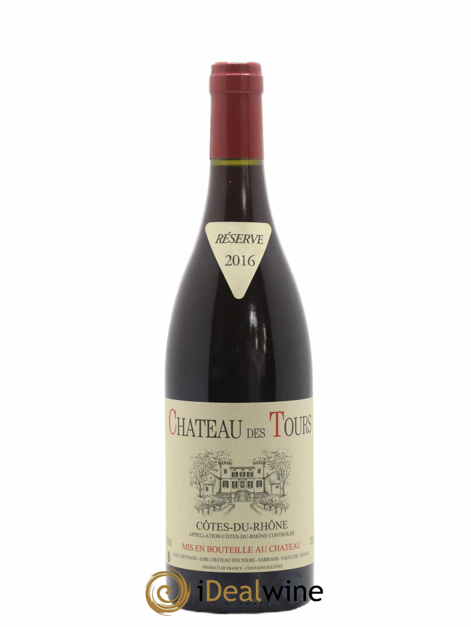 Côtes-du-Rhône Château des Tours Emmanuel Reynaud 2016 - Lot de 1 bouteille - 0
