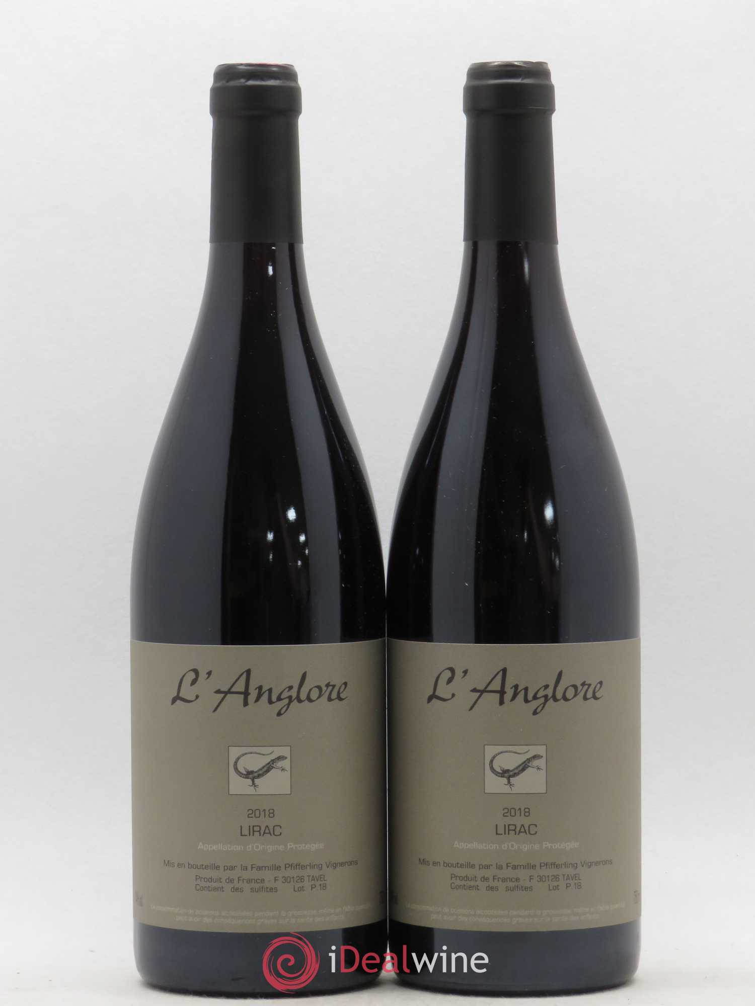 Lirac L'Anglore 2018 - Lot de 2 bouteilles - 0