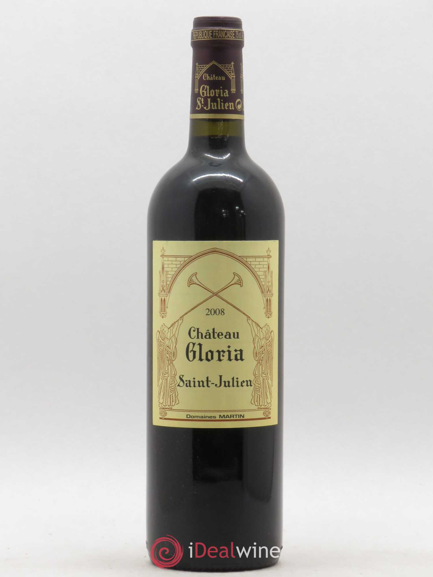 Château Gloria 2008 - Lot de 1 bouteille - 0