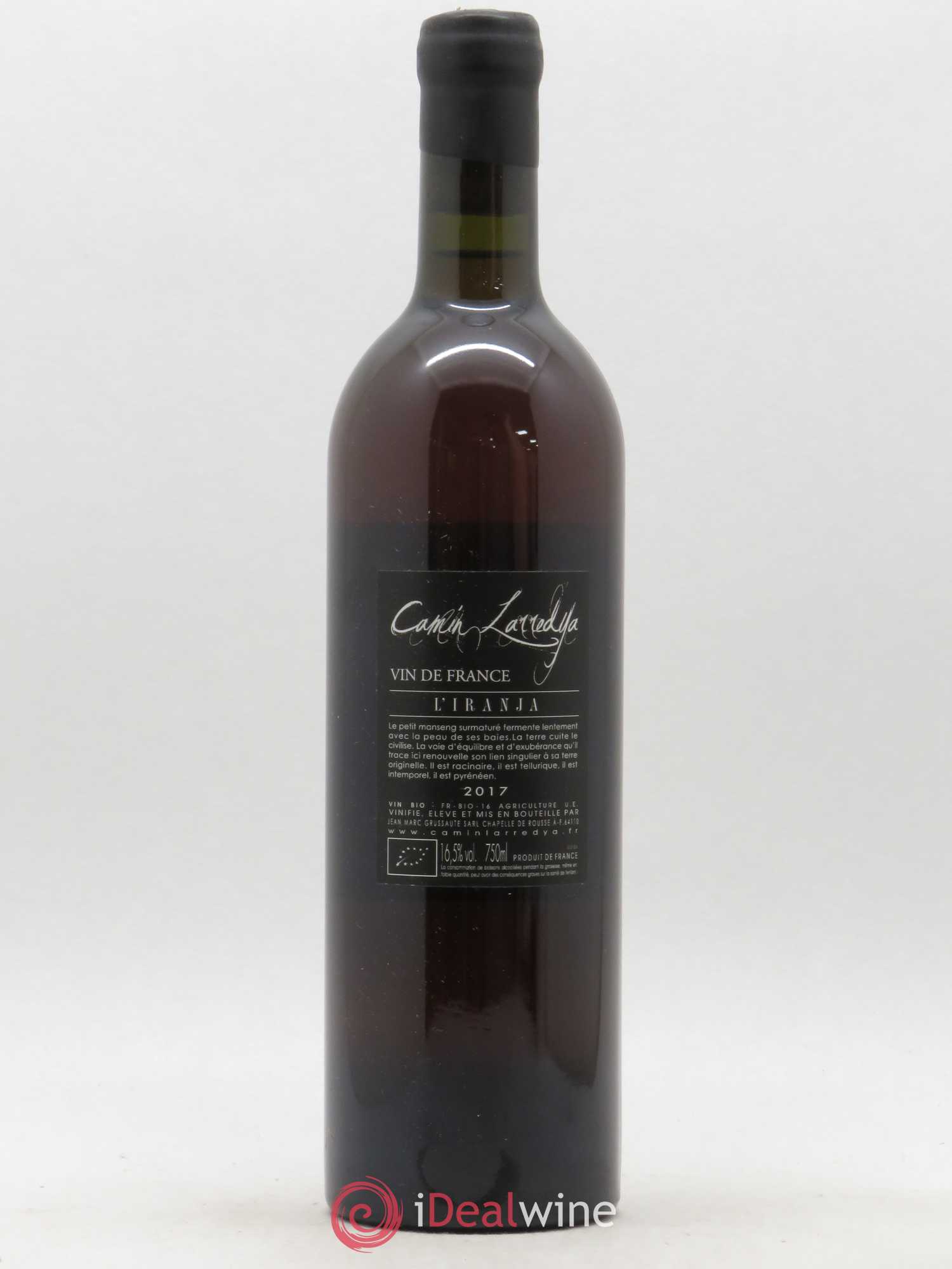 Vin de France L Iranja Camin Larredya 2017 - Posten von 1 Flasche - 1