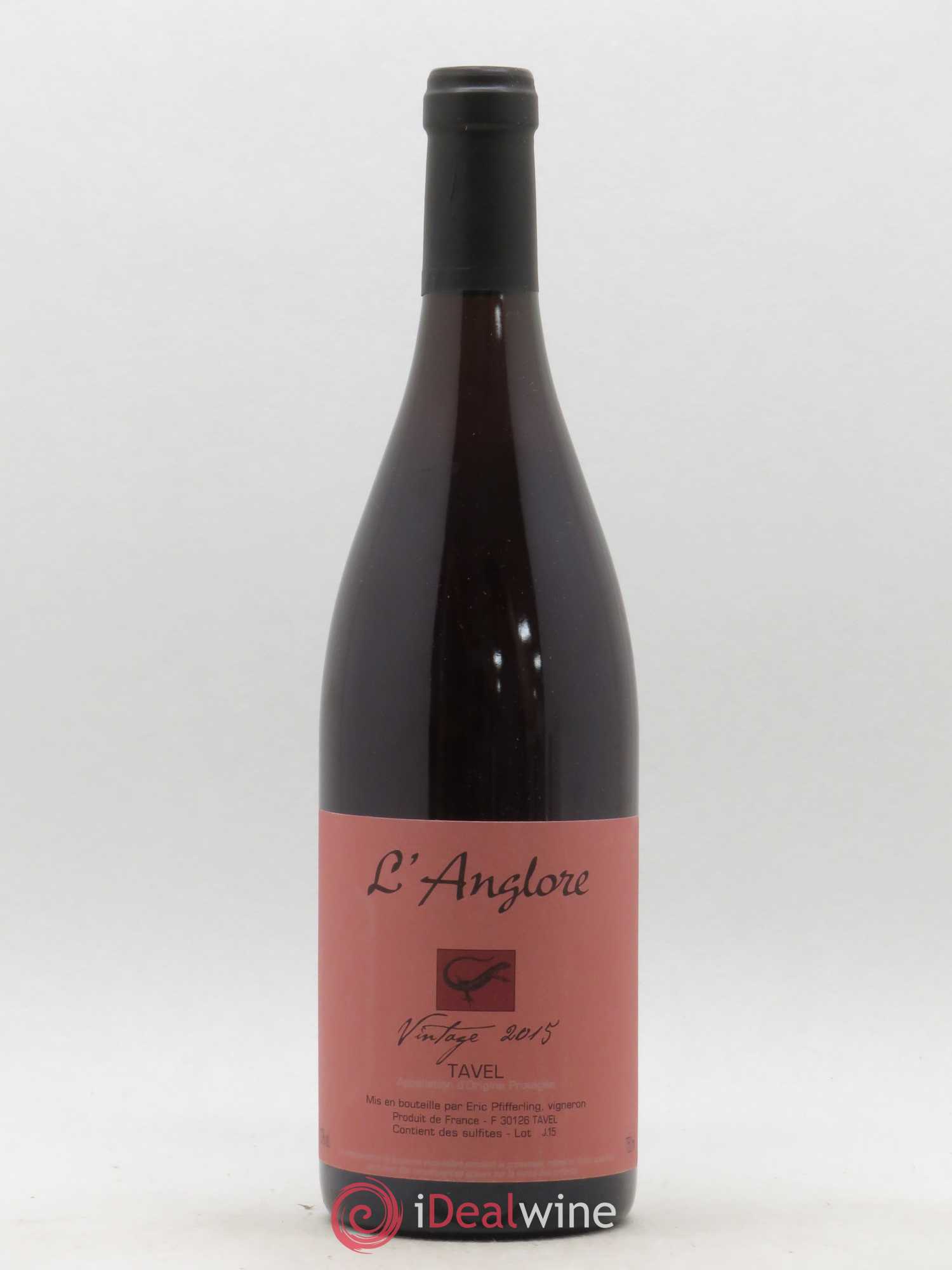 Tavel Vintage L'Anglore 2015 - Lot de 1 bouteille - 0