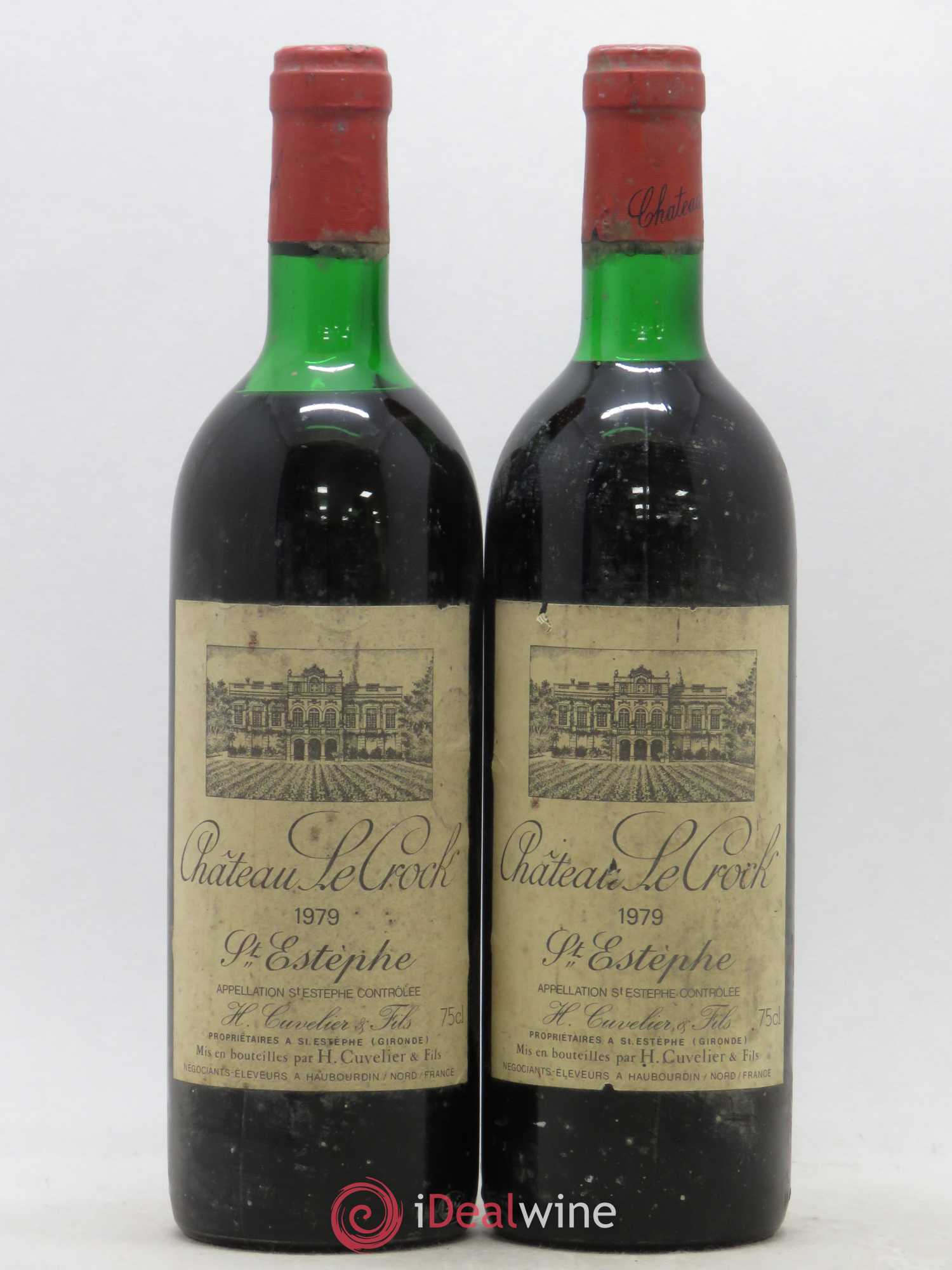 Château le Crock Cru Bourgeois (sans prix de réserve) 1979 - Lot de 2 bouteilles - 0