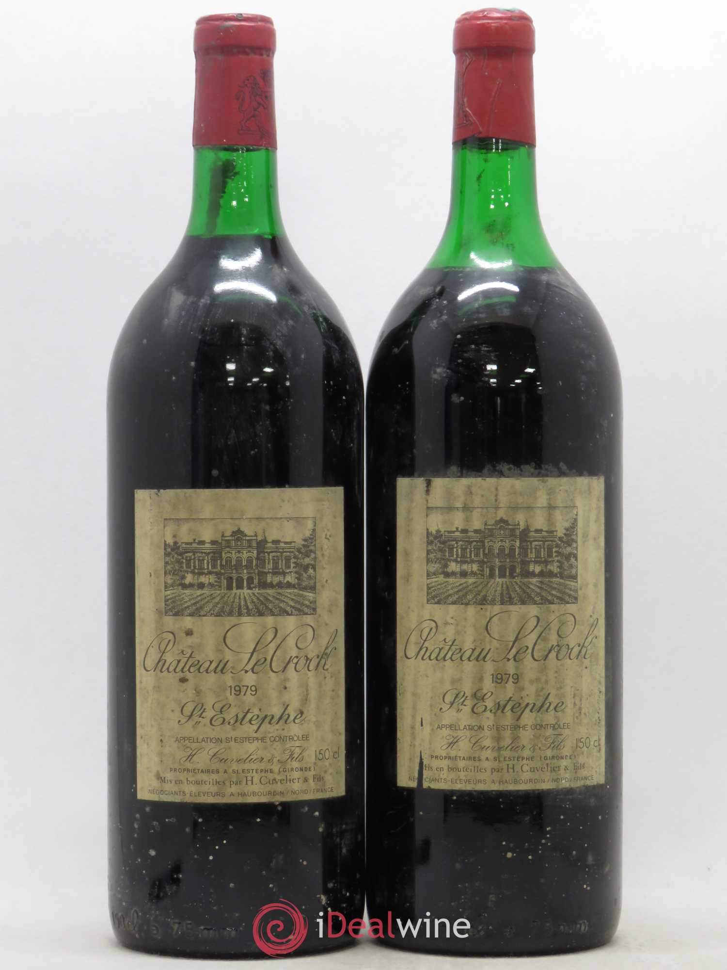 Château le Crock Cru Bourgeois 1979 - Lot de 2 magnums - 0