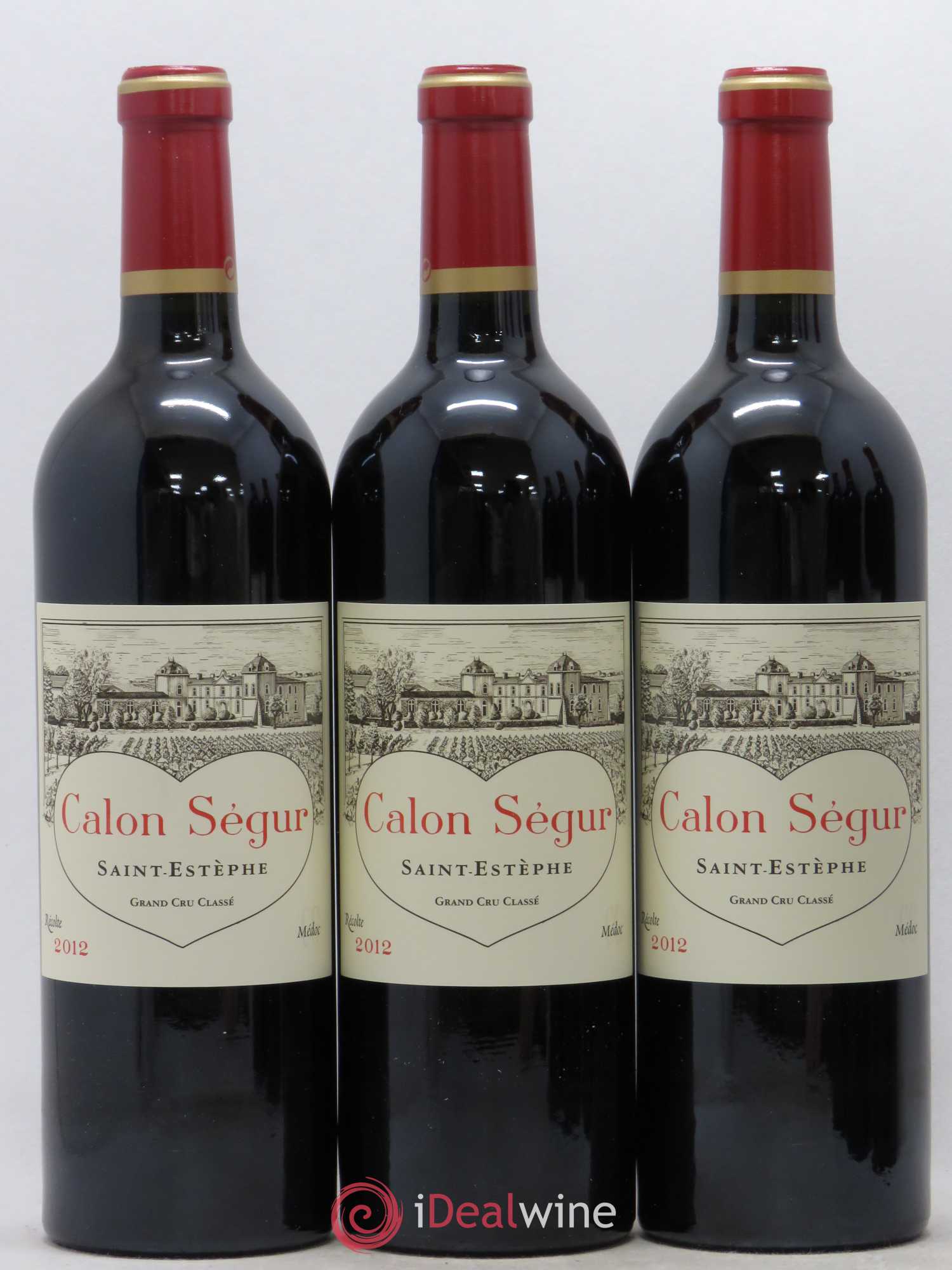Château Calon Ségur 3ème Grand Cru Classé 2012 - Lot de 6 bouteilles - 1