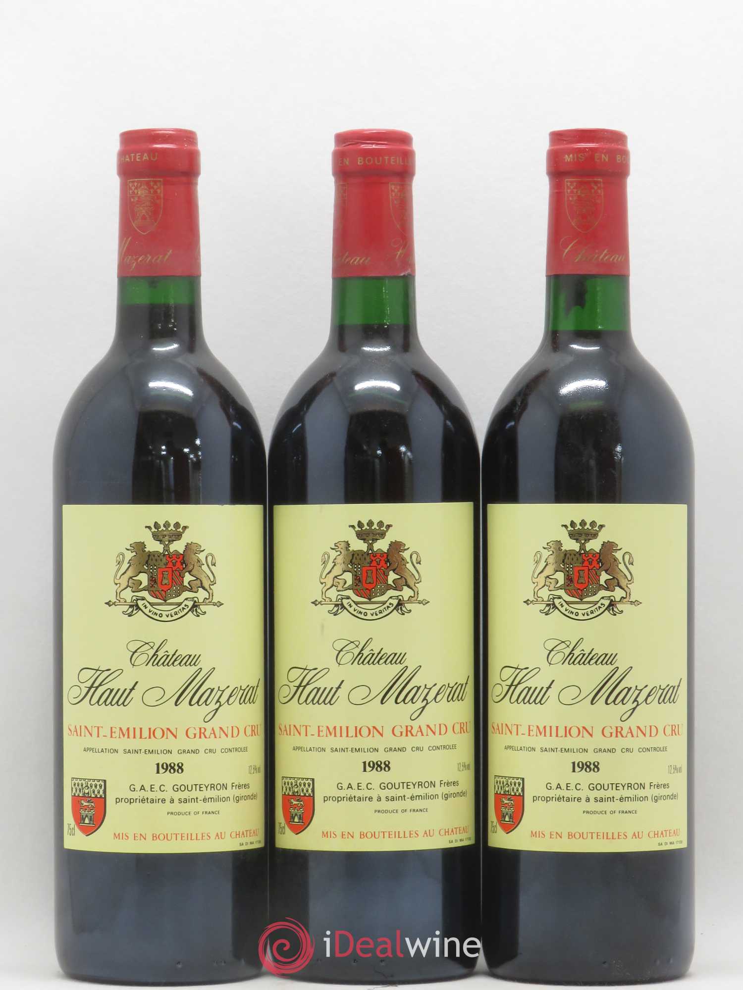 Château Haut Mazerat 1988 - Lot de 12 bouteilles - 2