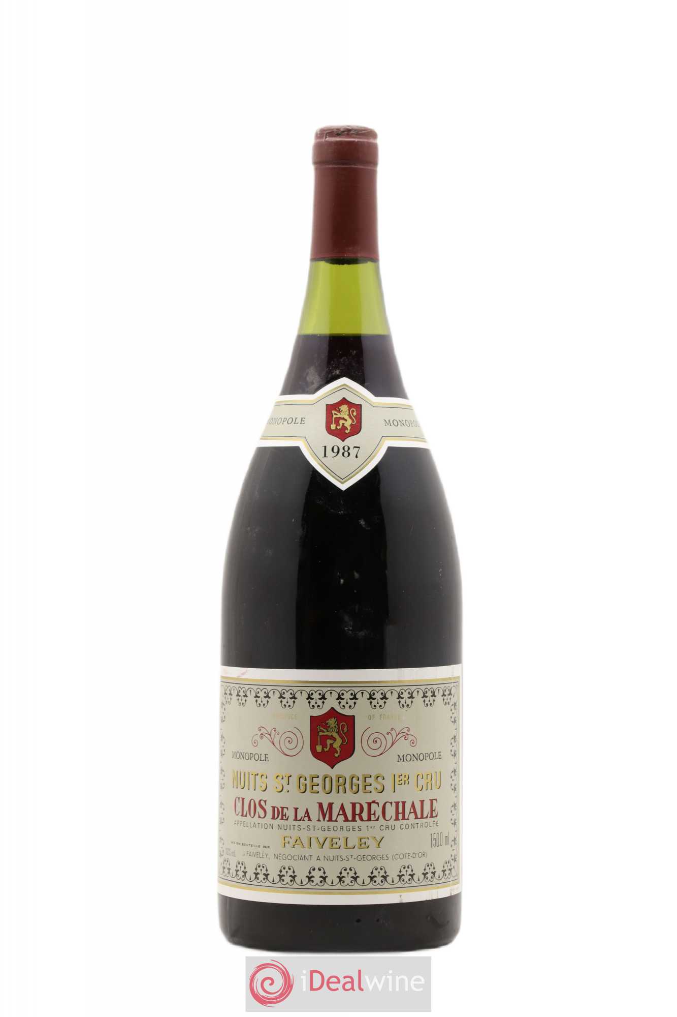 Nuits-Saint-Georges 1er Cru Clos de la Maréchale Faiveley 1987 - Lot de 1 magnum - 0