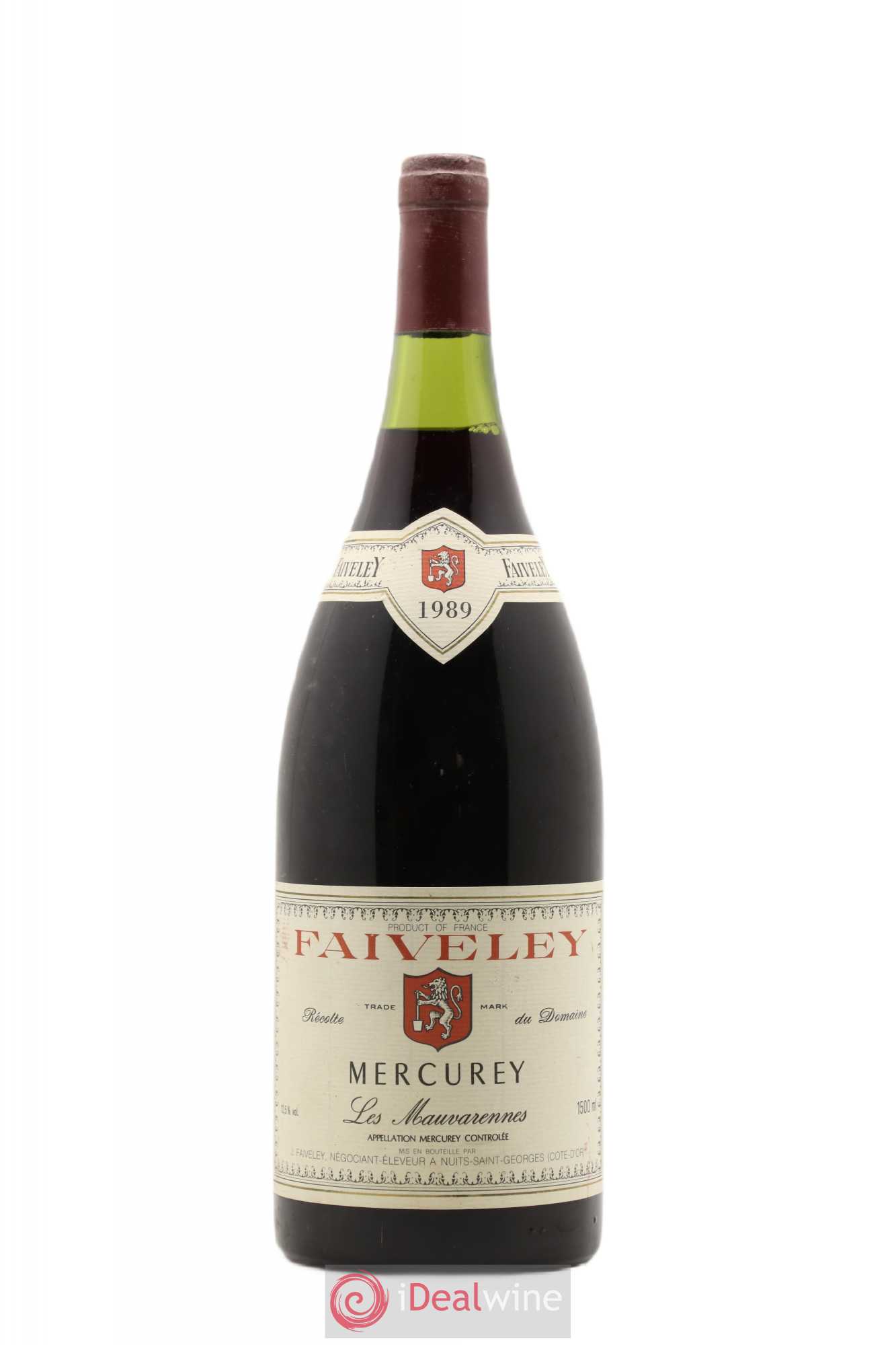 Mercurey Les Mauvarennes Faiveley 1989 - Posten von 1 Magnum - 0