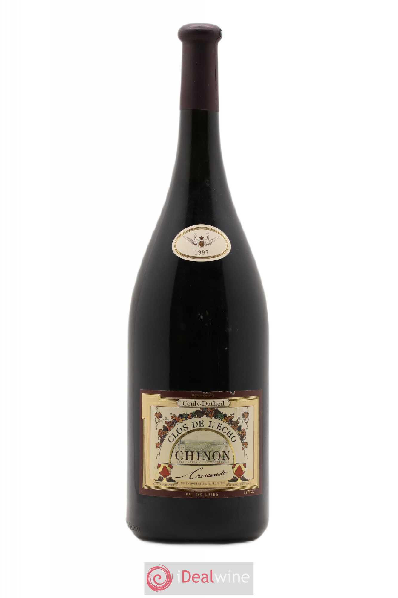 Chinon Clos de L'Echo Crescendo Couly-Dutheil 1997 - Posten von 1 Magnum - 0
