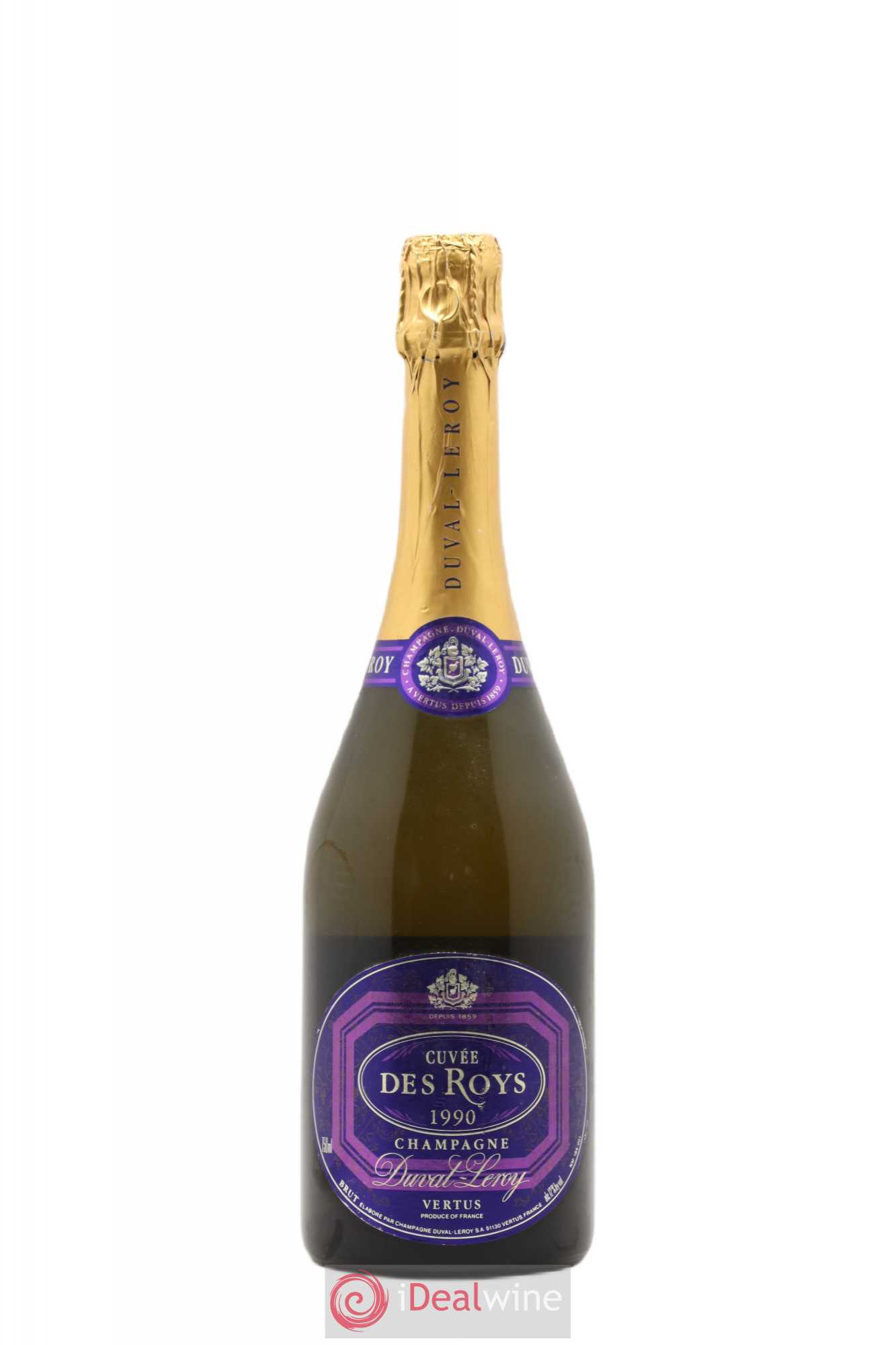 Cuvée des Roys Duval-Leroy 1990 - Lot de 1 bouteille - 0