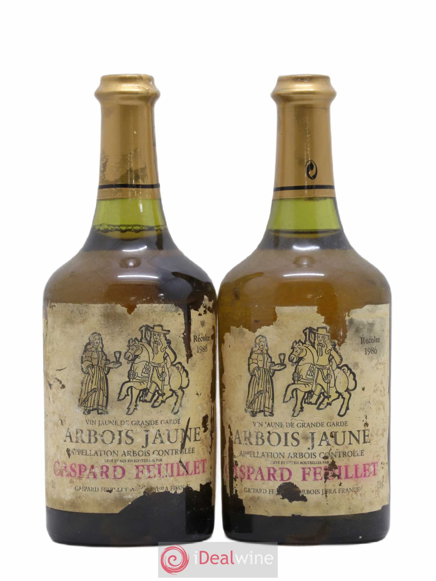 Arbois Vin Jaune Gaspart Feuillet 1986 - Posten von 2 Flaschen - 0