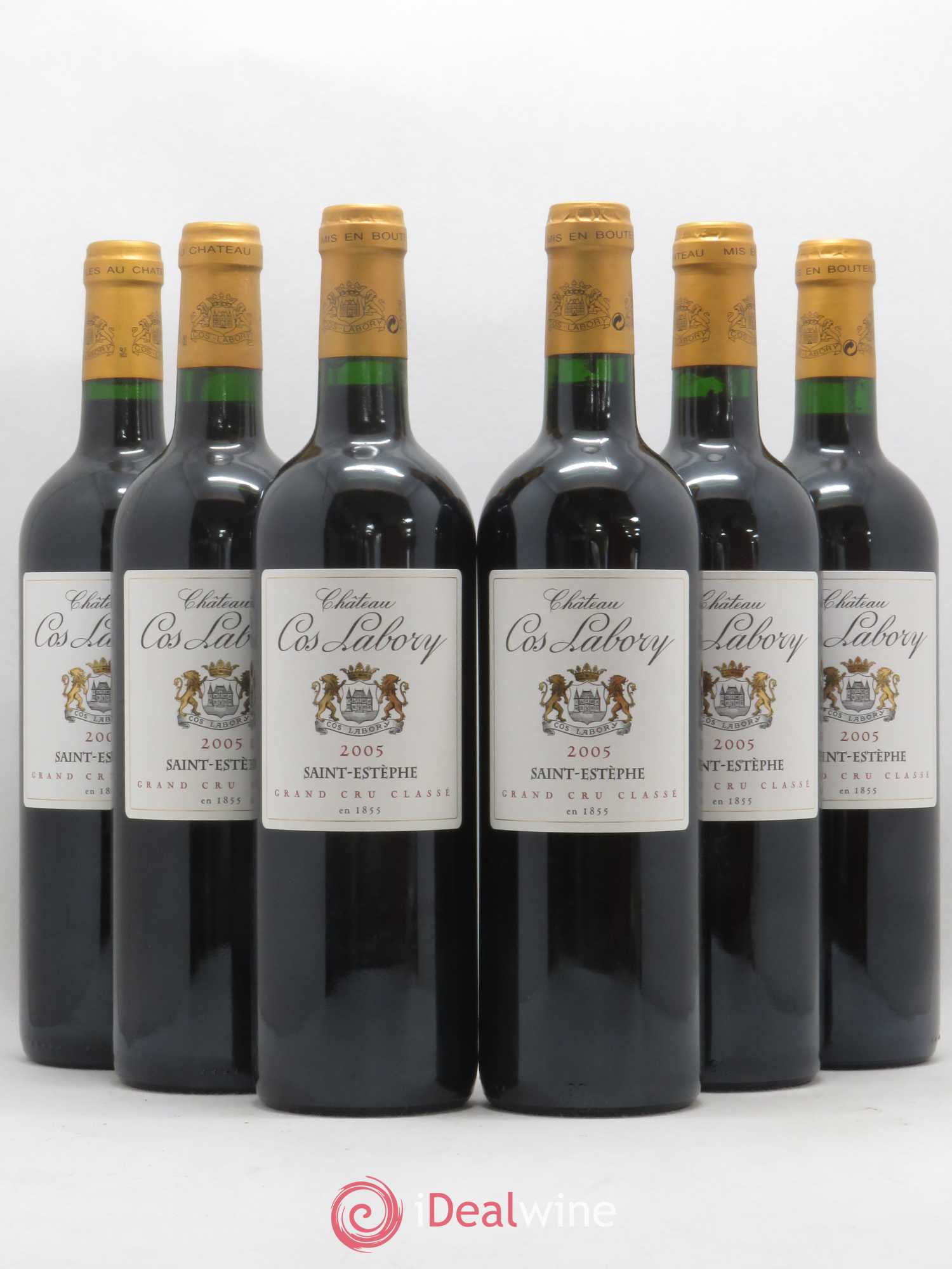 Château Cos Labory 5ème Grand Cru Classé 2005 - Lot de 6 bouteilles - 0
