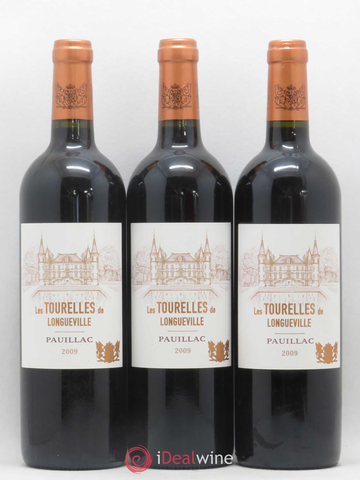 Les Tourelles de Longueville Second Vin 2009 - Lot de 12 bouteilles - 1