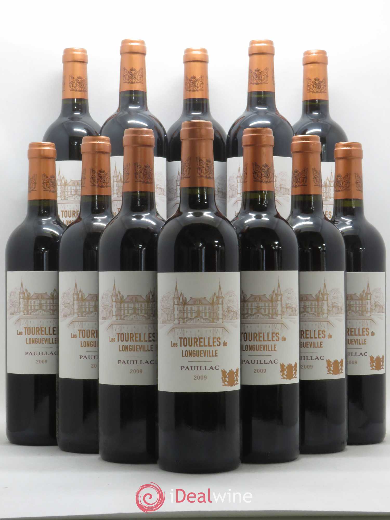 Les Tourelles de Longueville Second Vin 2009 - Lot de 12 bouteilles - 0
