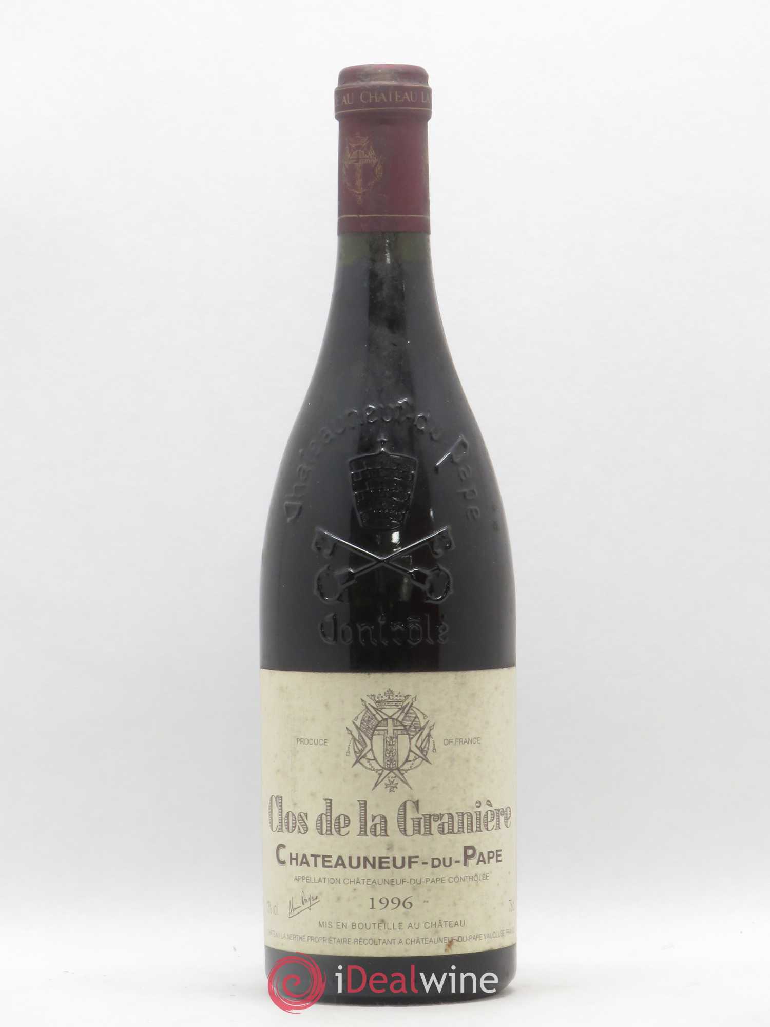 Châteauneuf-du-Pape Clos de la Granière Château la Nerthe 1996 - Posten von 1 Flasche - 0