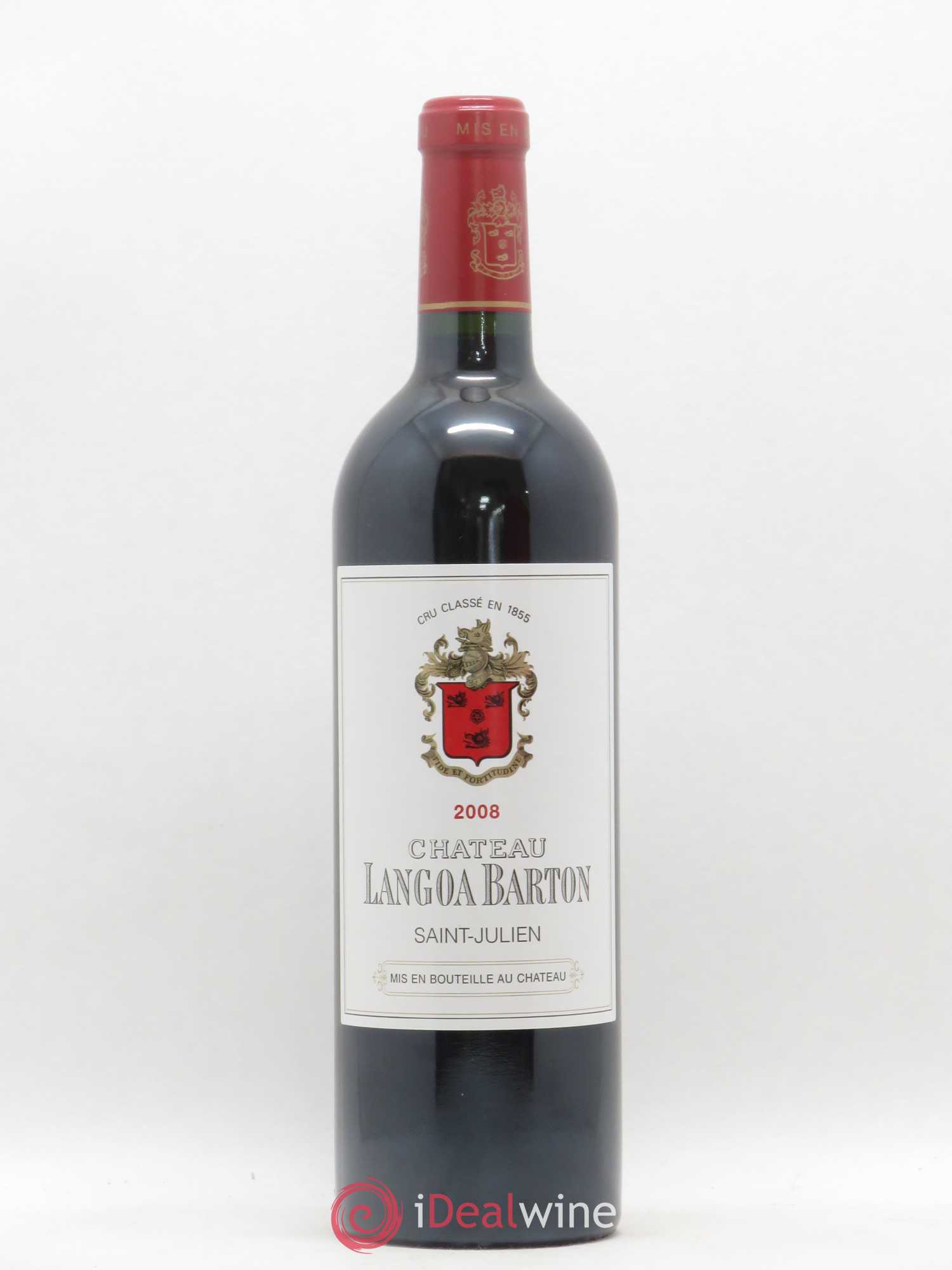 Château Langoa Barton 3ème Grand Cru Classé 2008 - Lot de 1 bouteille - 0