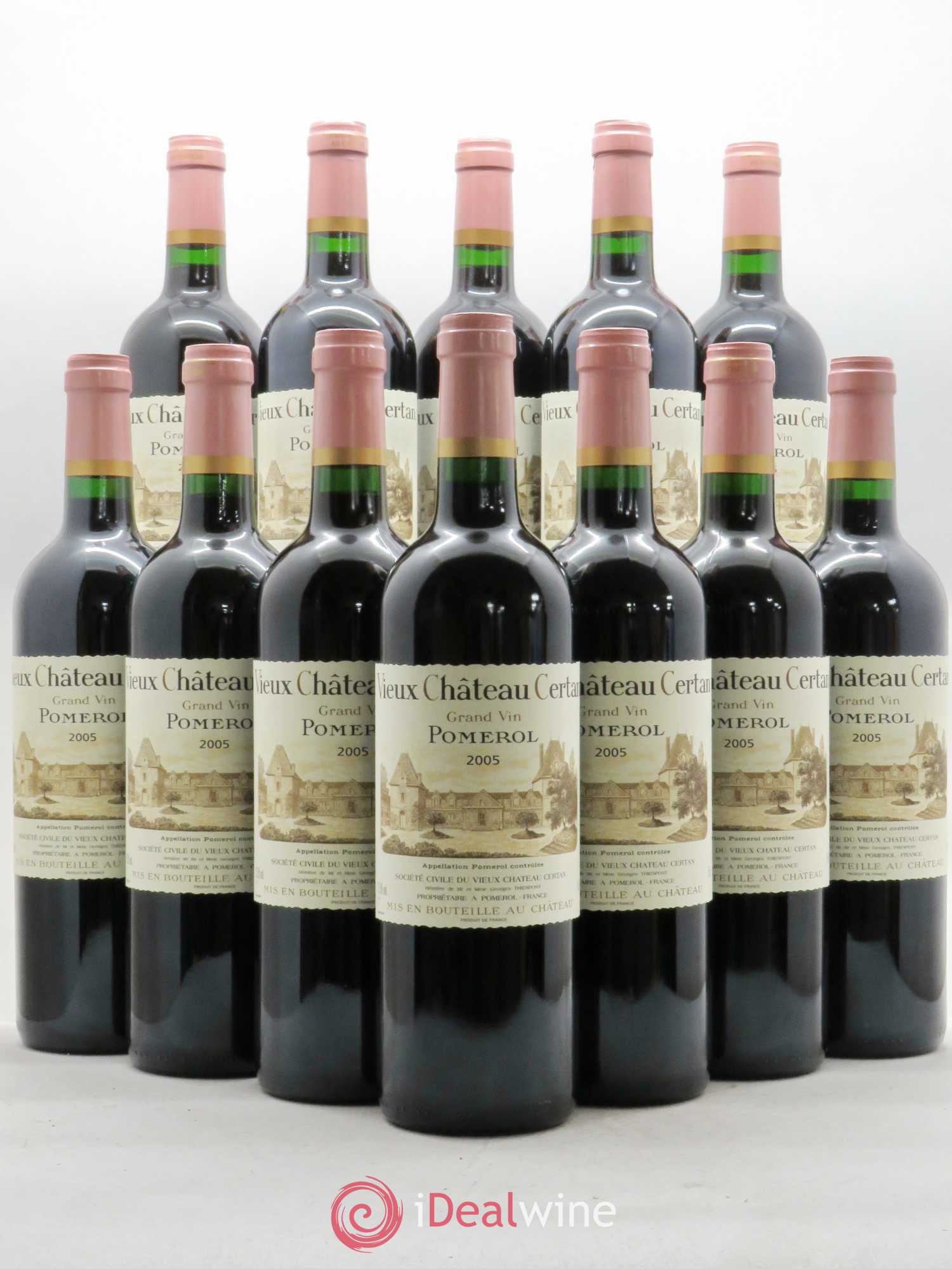 Vieux Château Certan 2005 - Lot de 12 bouteilles - 0