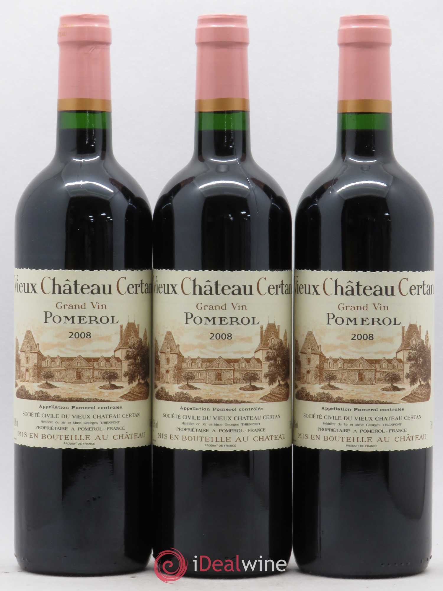Vieux Château Certan 2008 - Lot de 12 bouteilles - 1