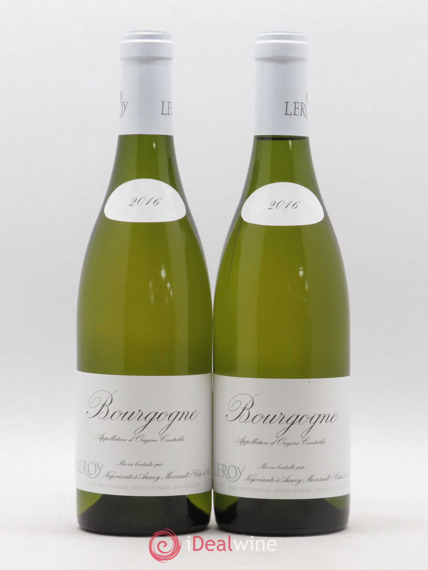 Bourgogne Leroy SA 2016 - Lot de 2 bouteilles - 0