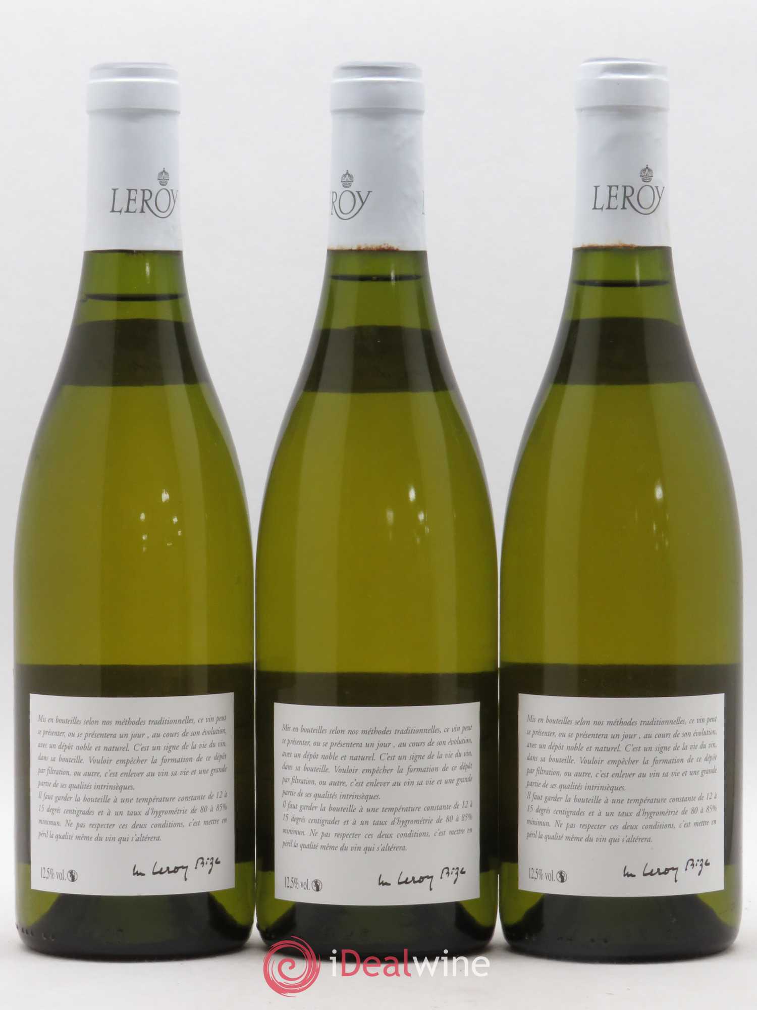 Bourgogne Fleurs de Vignes Leroy SA - Lot de 3 bouteilles - 1