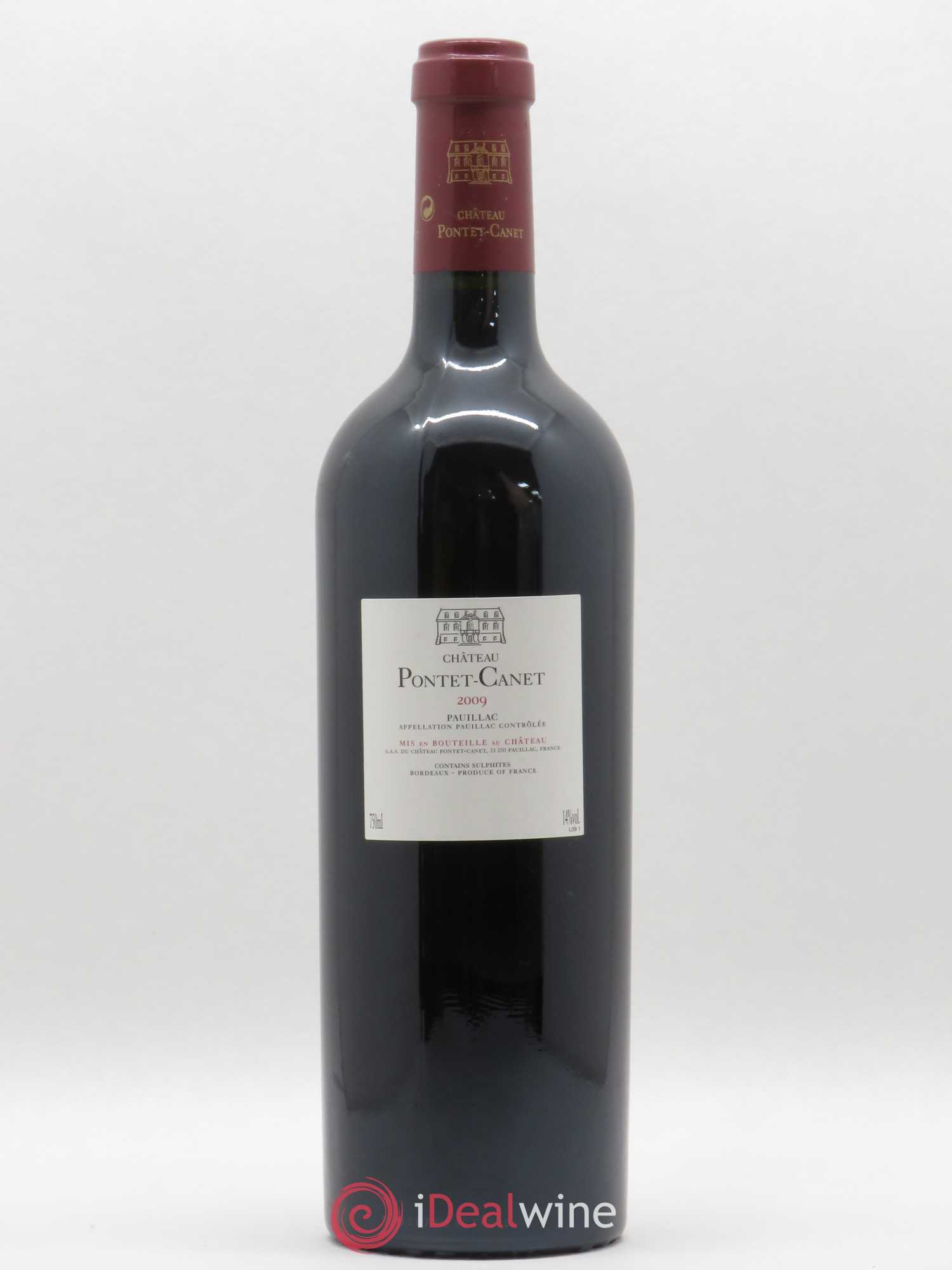 Château Pontet Canet 5ème Grand Cru Classé 2009 - Lot de 1 bouteille - 1