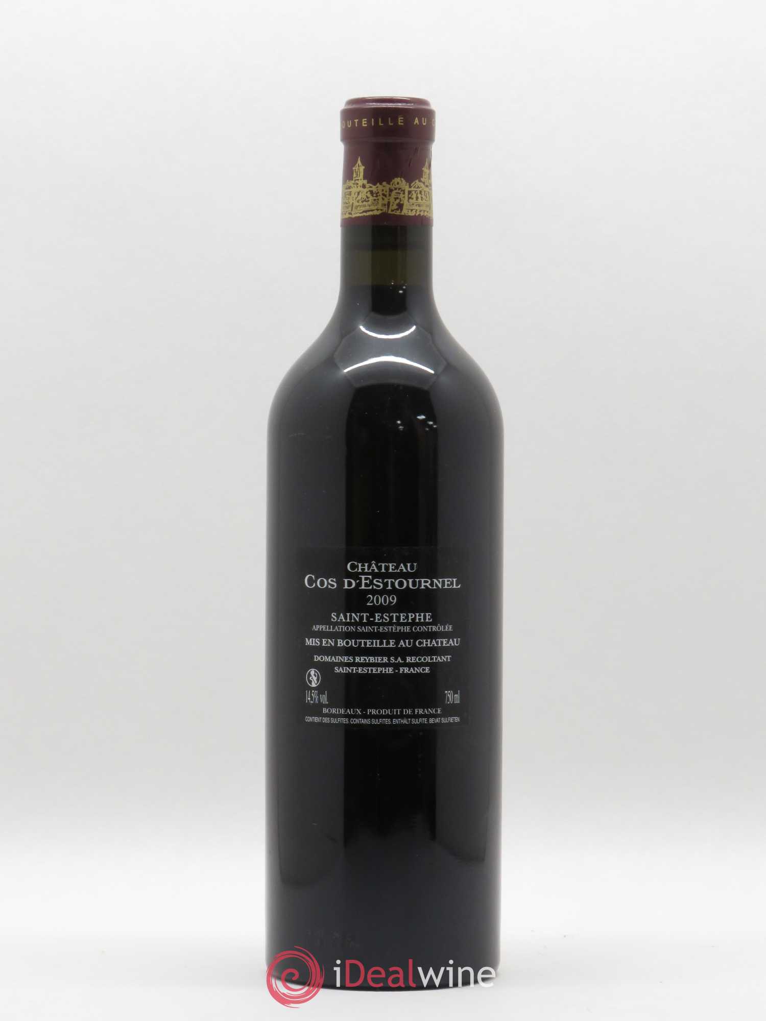 Cos d'Estournel 2ème Grand Cru Classé 2009 - Lot de 1 bouteille - 1