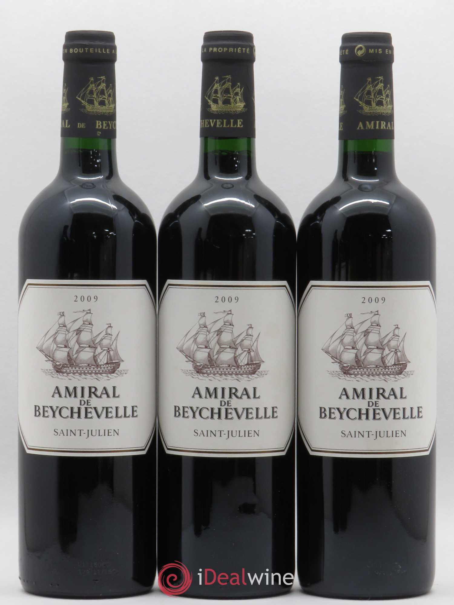 Amiral de Beychevelle Second Vin 2009 - Lot de 6 bouteilles - 2
