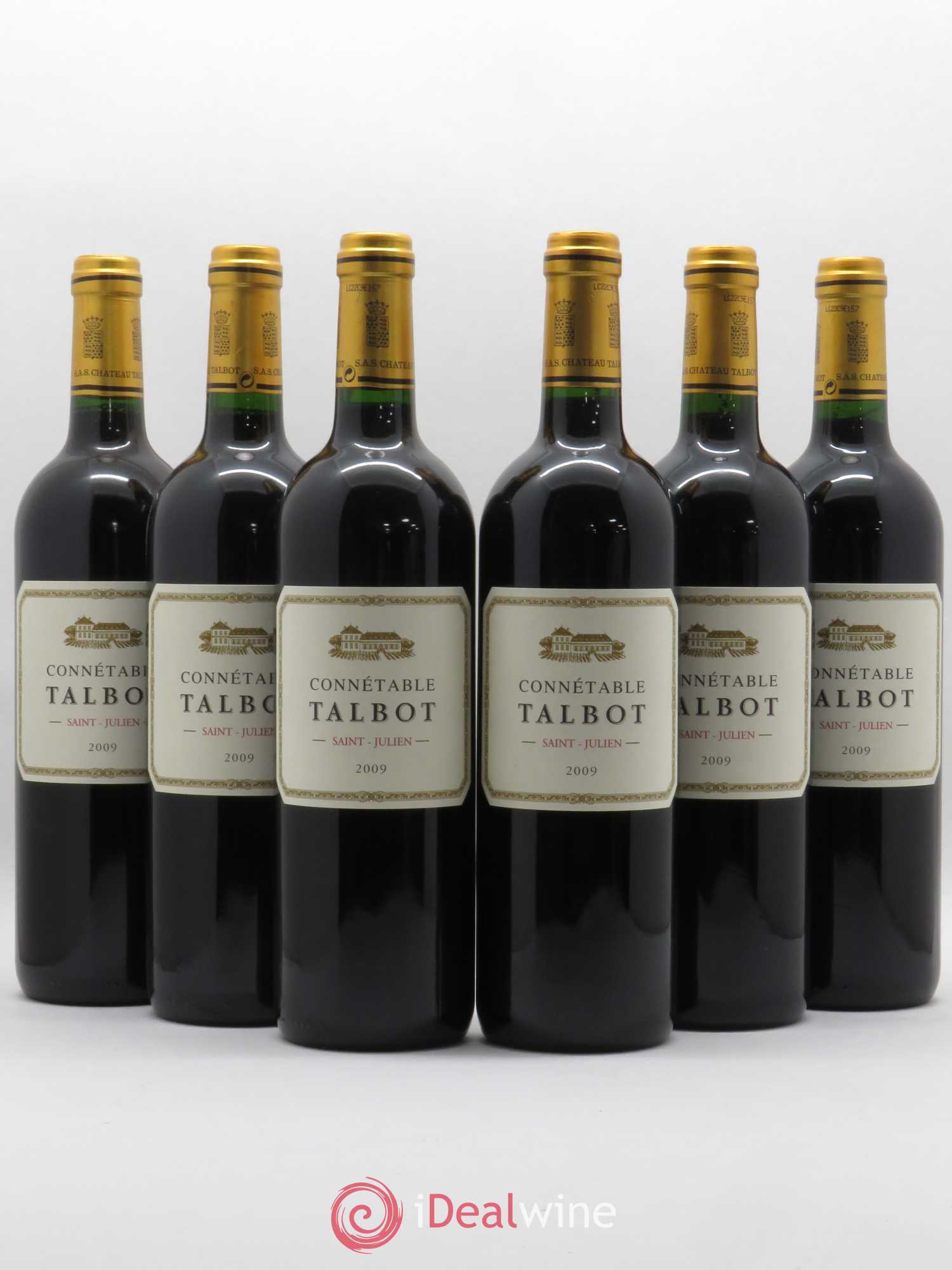 Connétable de Talbot Second Vin 2009 - Lot de 6 bouteilles - 0