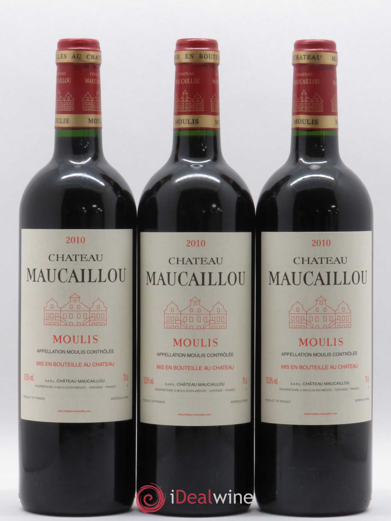 Château Maucaillou 2010 - Lot de 6 bouteilles - 1