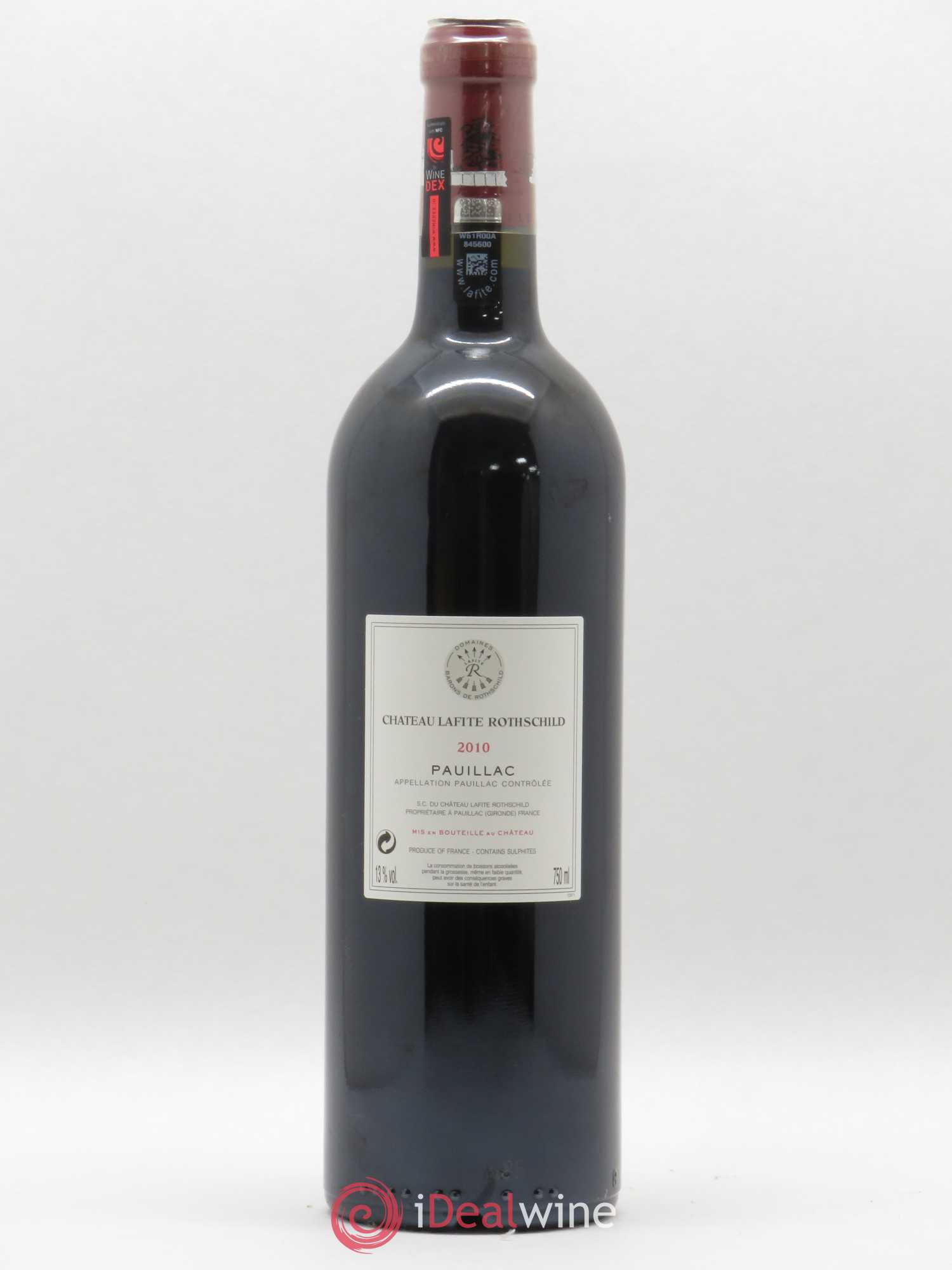 Château Lafite Rothschild 1er Grand Cru Classé 2010 - Lot de 1 bouteille - 1