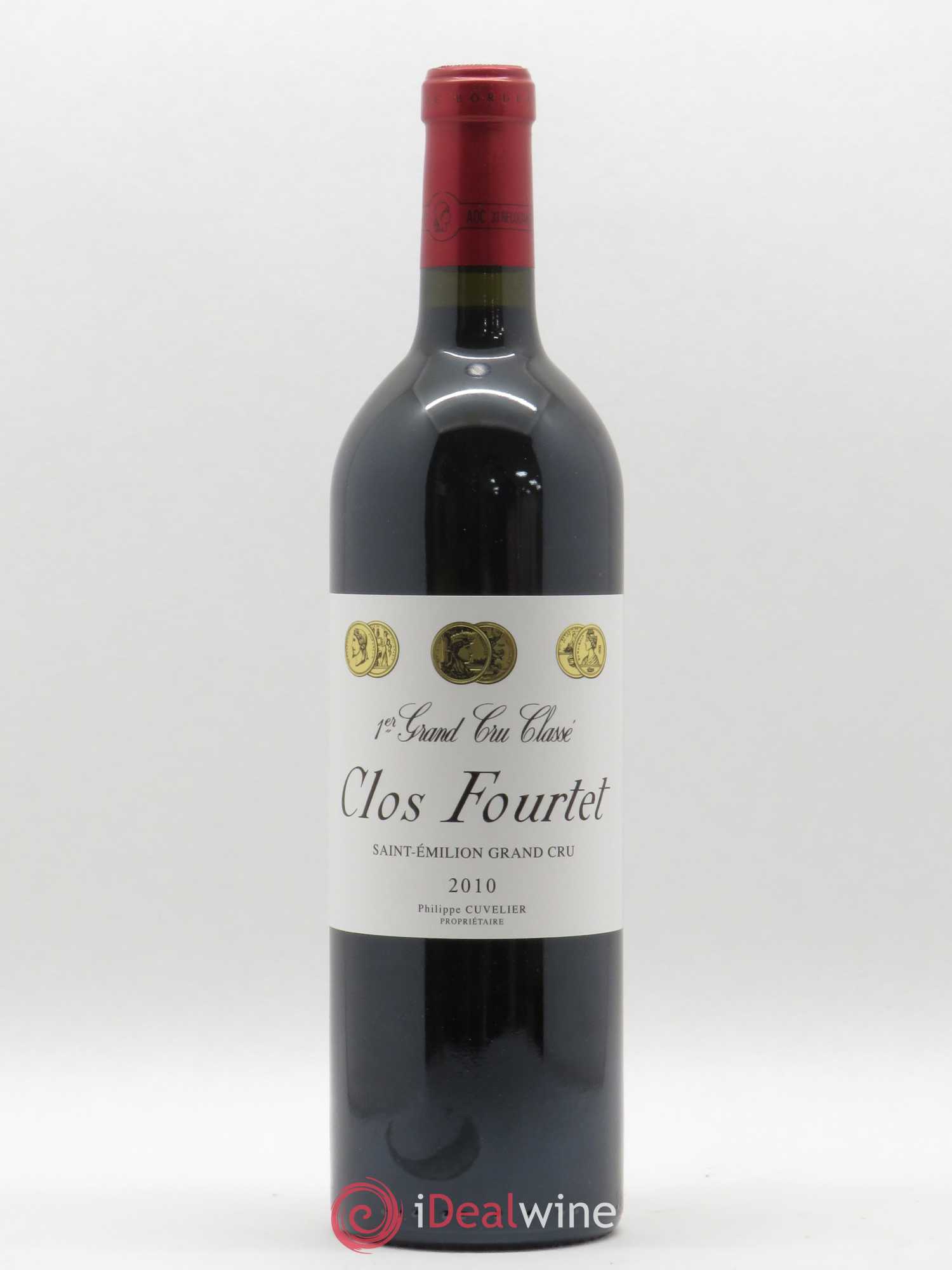 Clos Fourtet 1er Grand Cru Classé B 2010 - Lot de 1 bouteille - 0