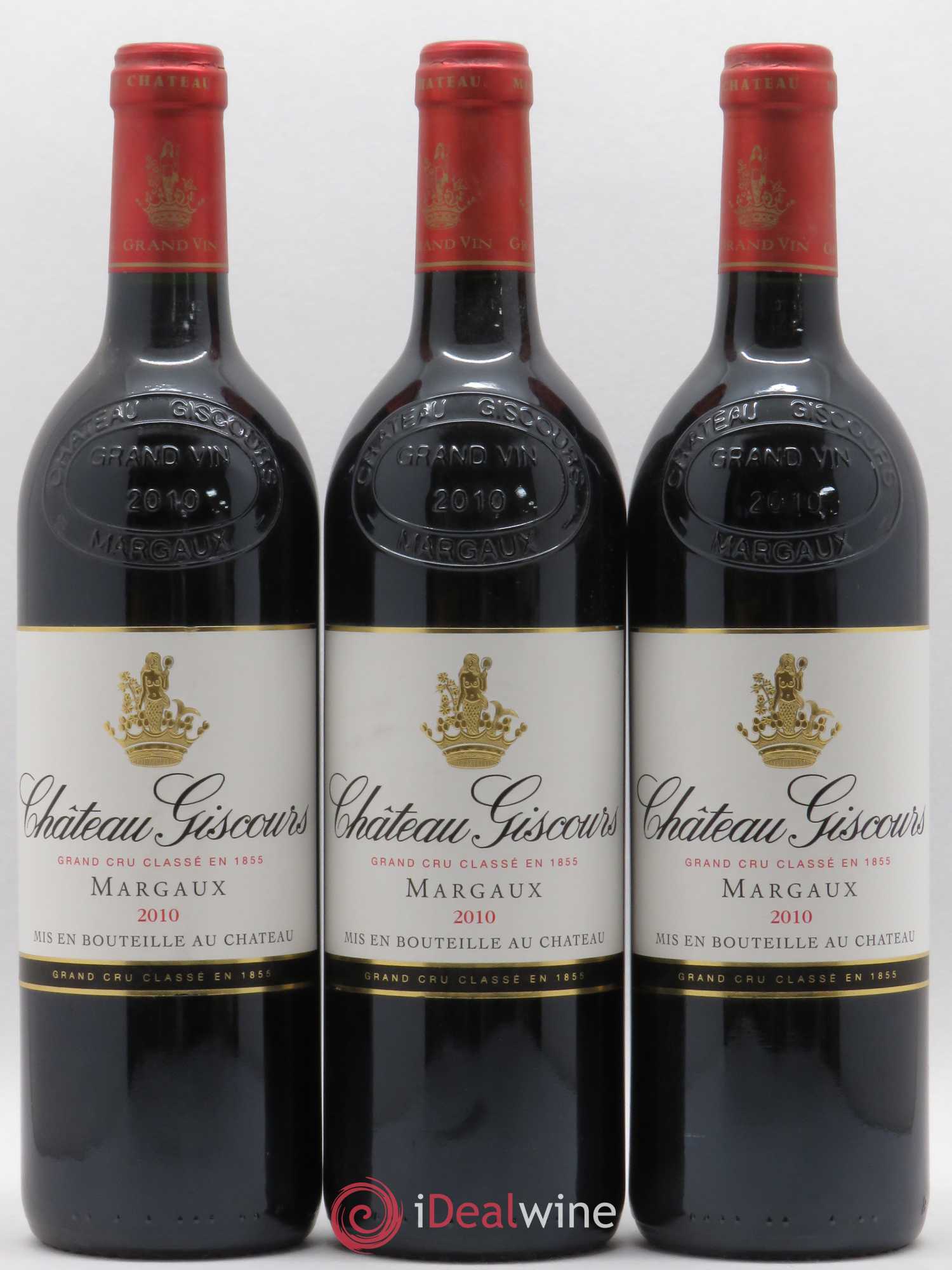 Château Giscours 3ème Grand Cru Classé 2010 - Lot de 3 bouteilles - 0