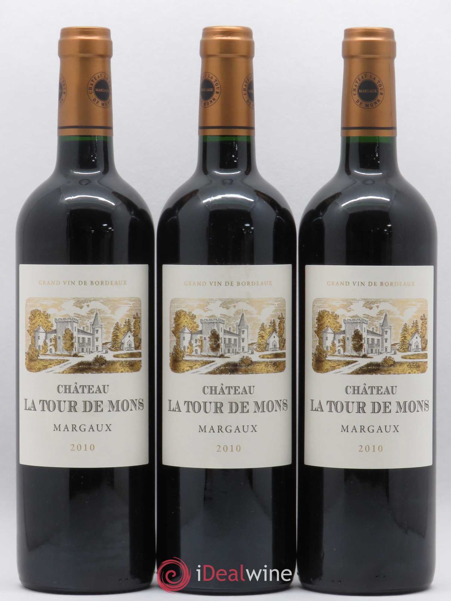 Château la Tour de Mons Cru Bourgeois 2010 - Lot de 6 bouteilles - 2