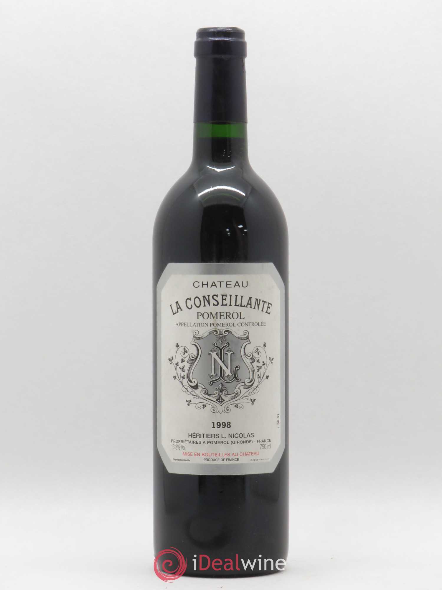 Château la Conseillante 1998 - Lot de 1 bouteille - 0