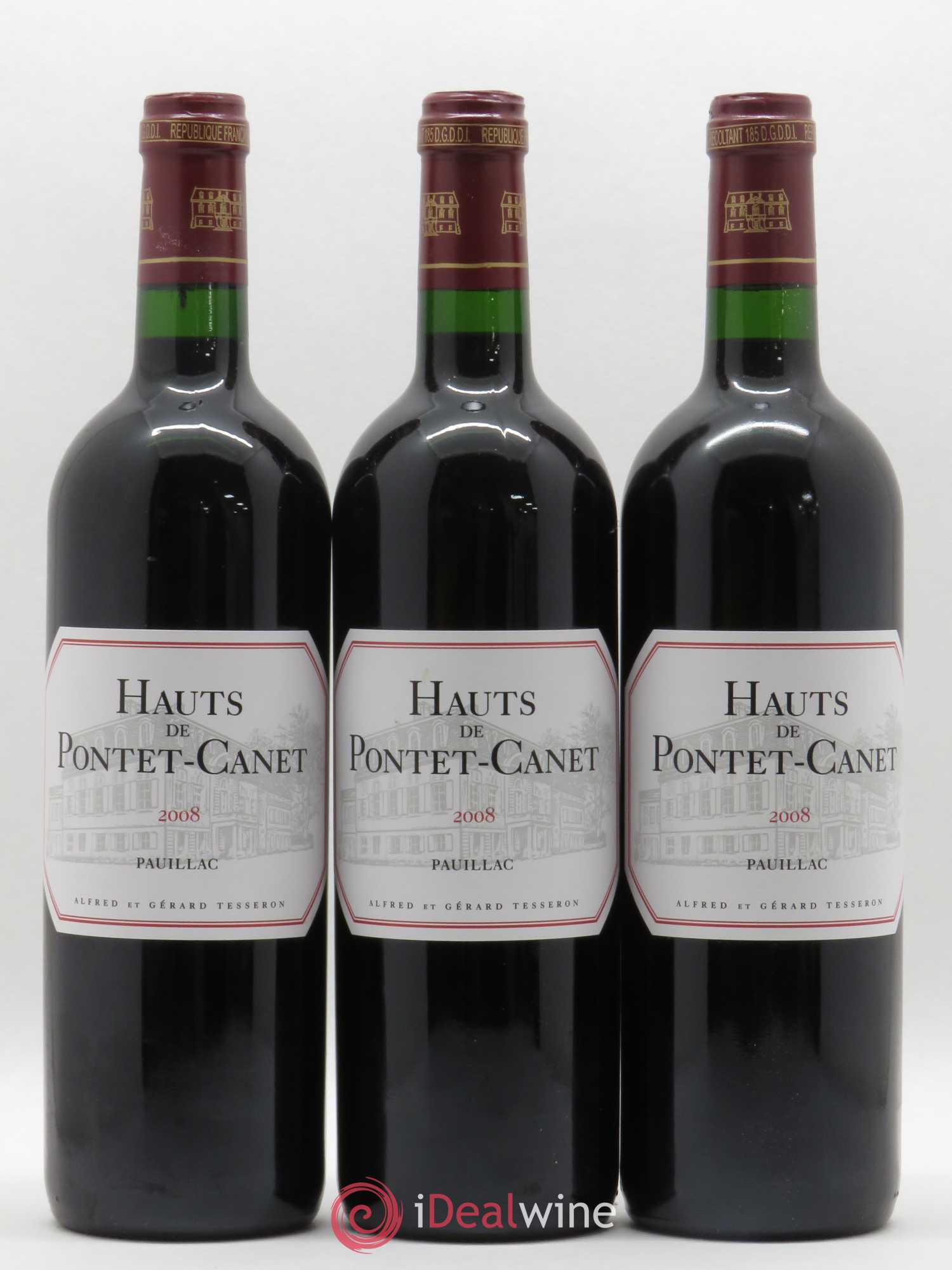 Les Hauts de Pontet-Canet Second Vin 2008 - Lot de 6 bouteilles - 1