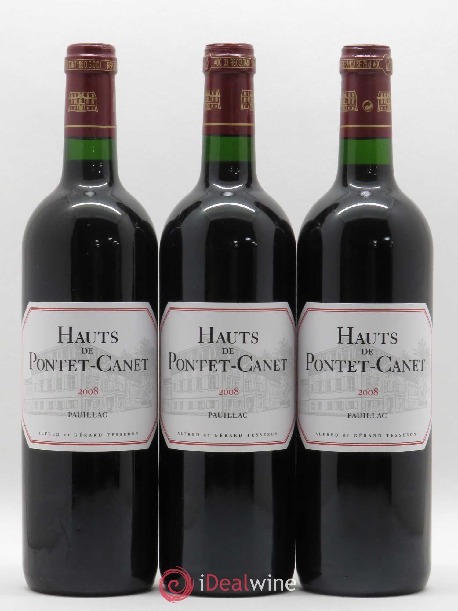 Les Hauts de Pontet-Canet Second Vin 2008 - Lot de 6 bouteilles - 2