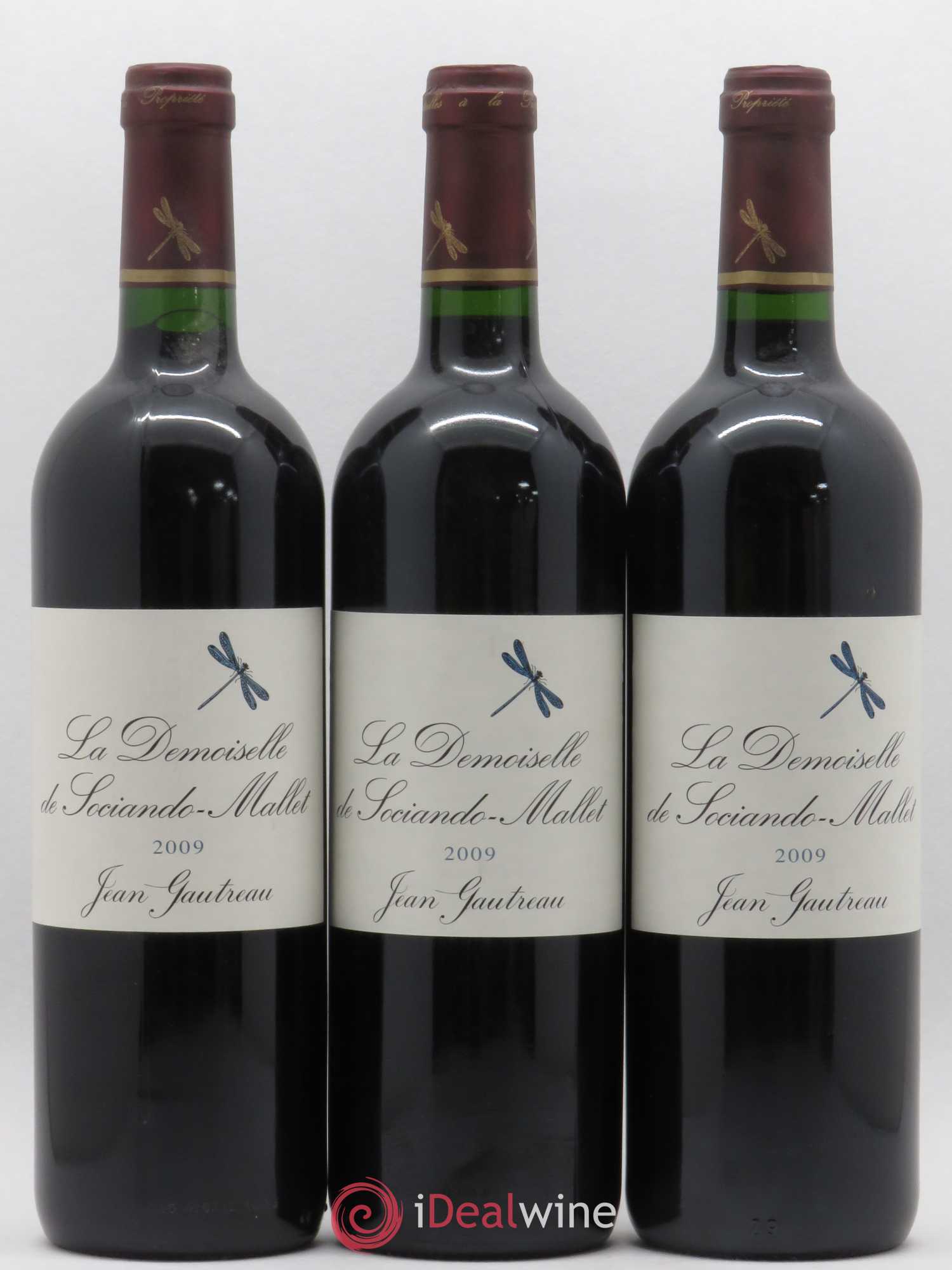 Demoiselle de Sociando Mallet Second Vin 2009 - Lot de 6 bouteilles - 1