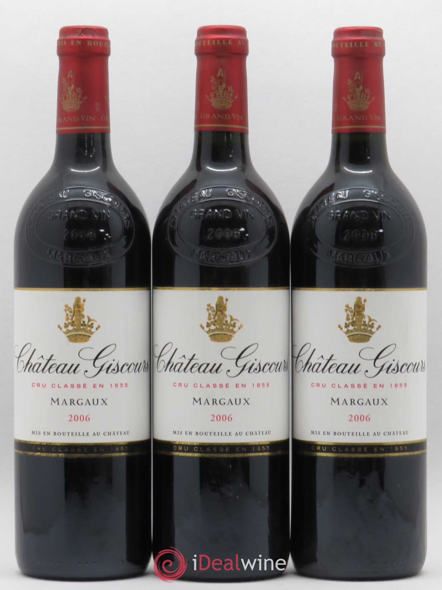 Château Giscours 3ème Grand Cru Classé 2006 - Lot de 3 bouteilles - 0