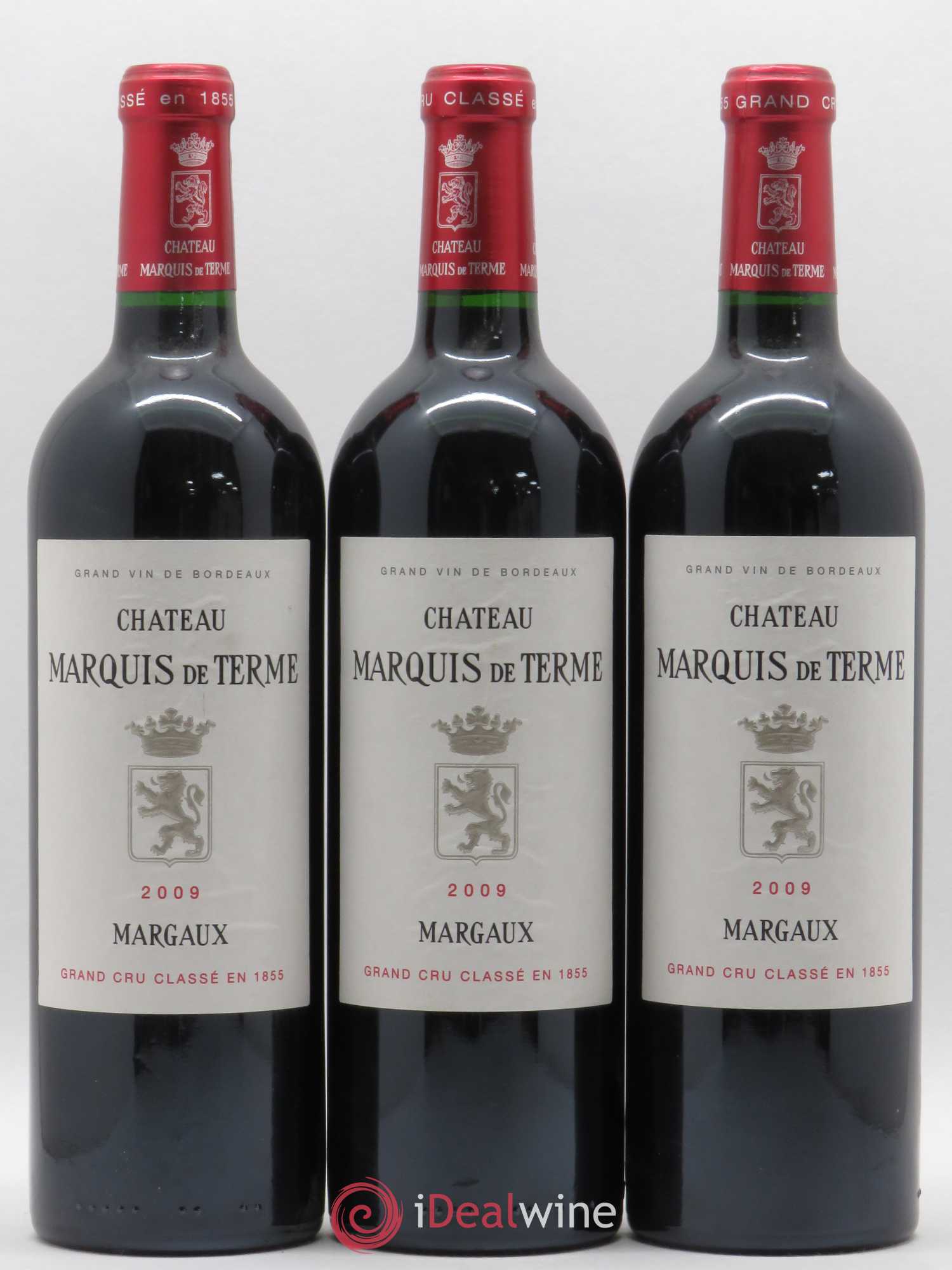 Château Marquis de Terme 4ème Grand Cru Classé 2009 - Posten von 6 Flaschen - 1