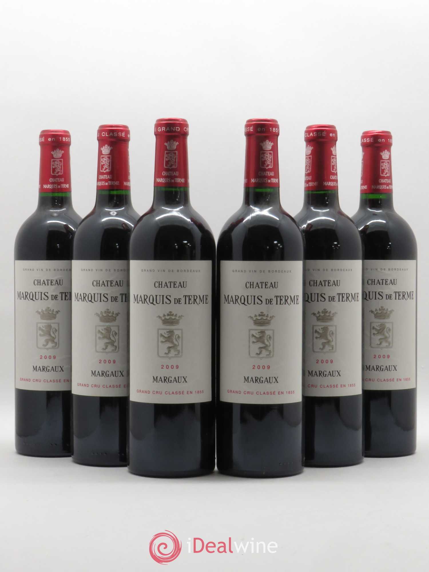 Château Marquis de Terme 4ème Grand Cru Classé 2009 - Posten von 6 Flaschen - 0