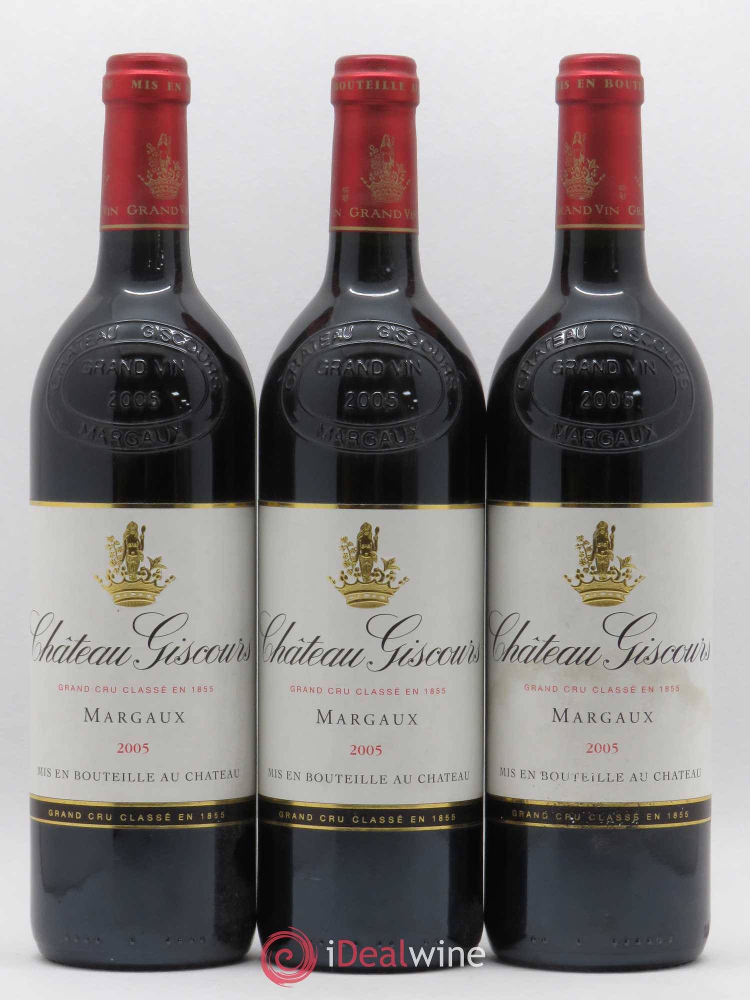 Château Giscours 3ème Grand Cru Classé 2005 - Lot de 3 bouteilles - 0