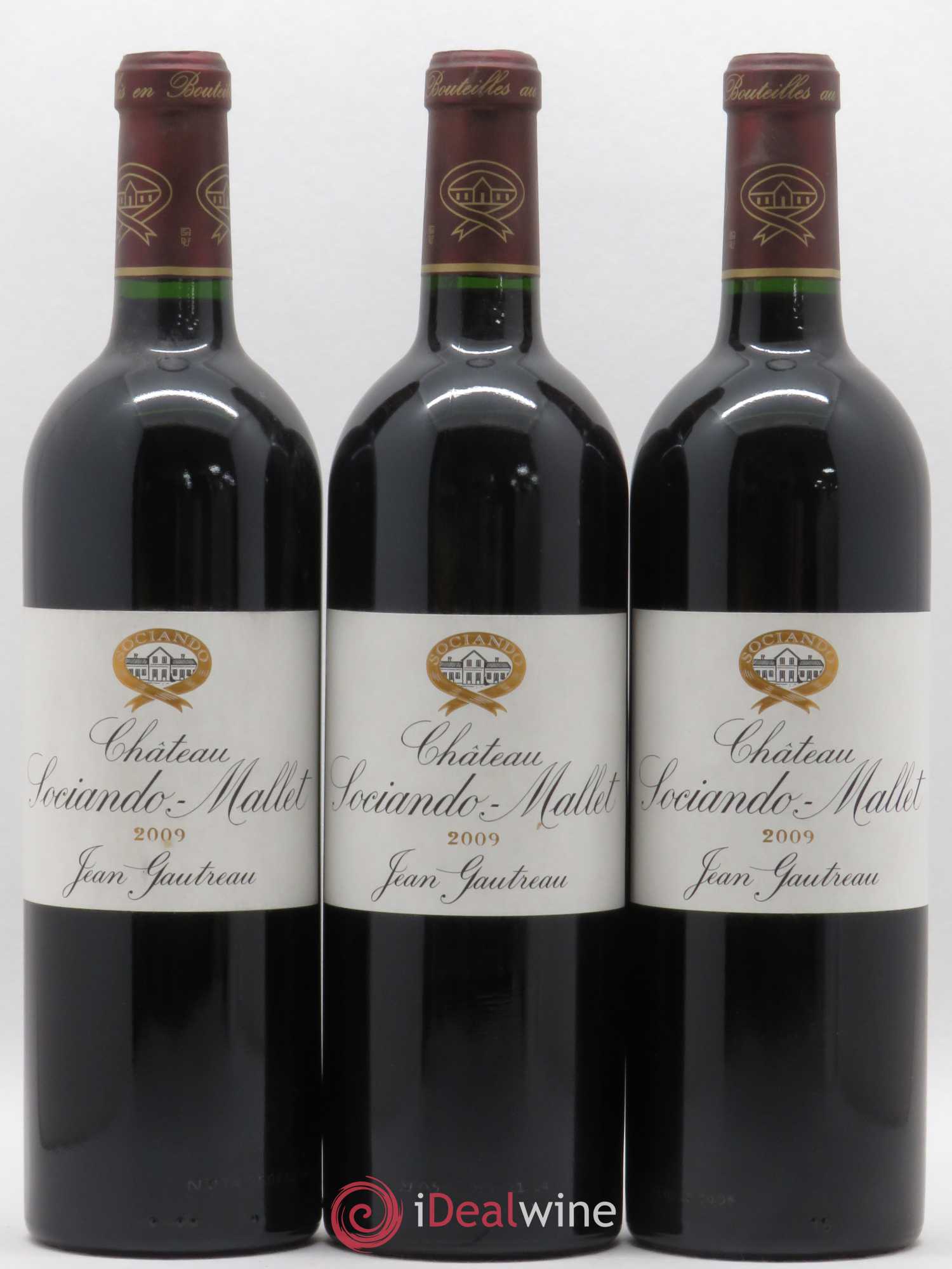 Château Sociando Mallet 2009 - Lot de 6 bouteilles - 1